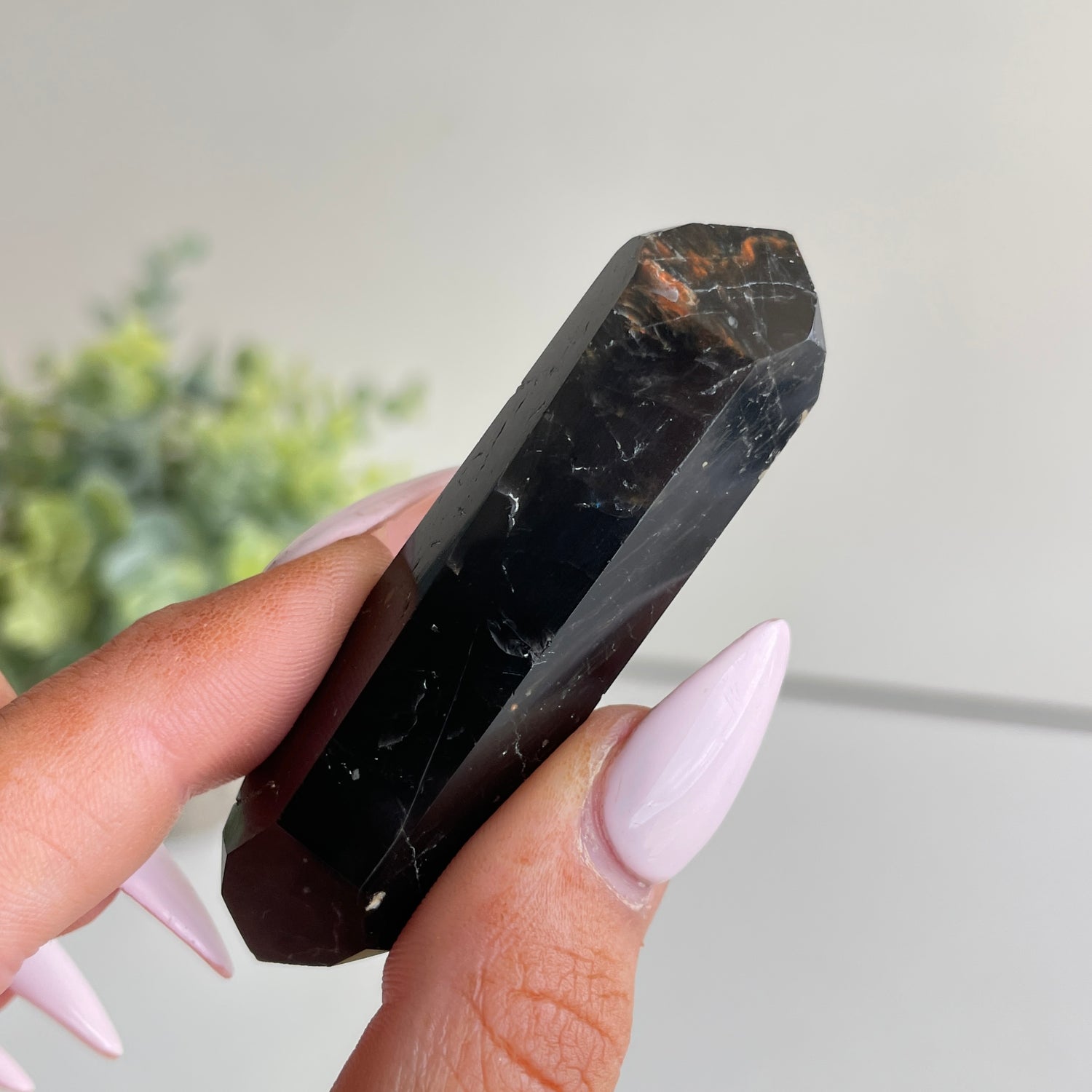 Black Tourmaline Double Terminator 6.4cm