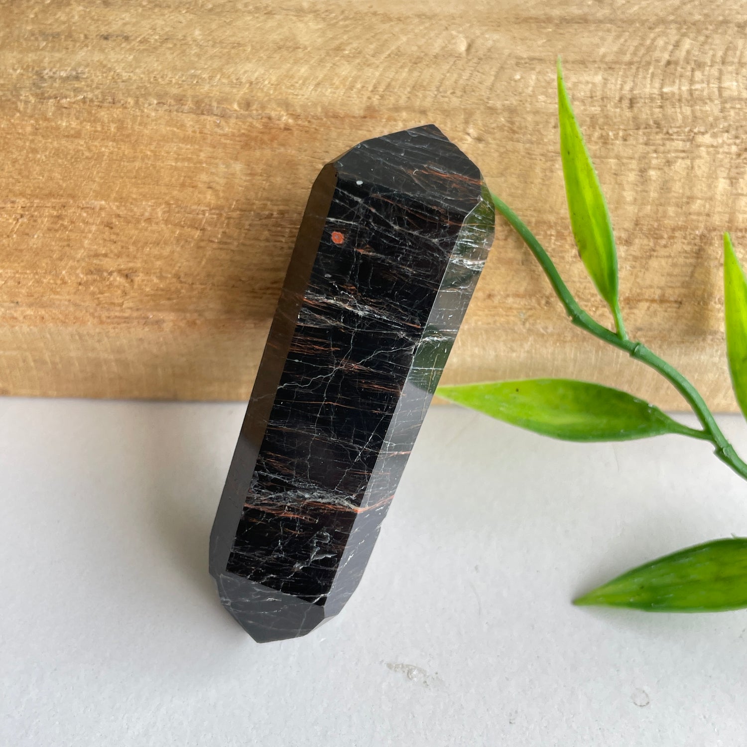 Black Tourmaline Double Terminator 5.7cm