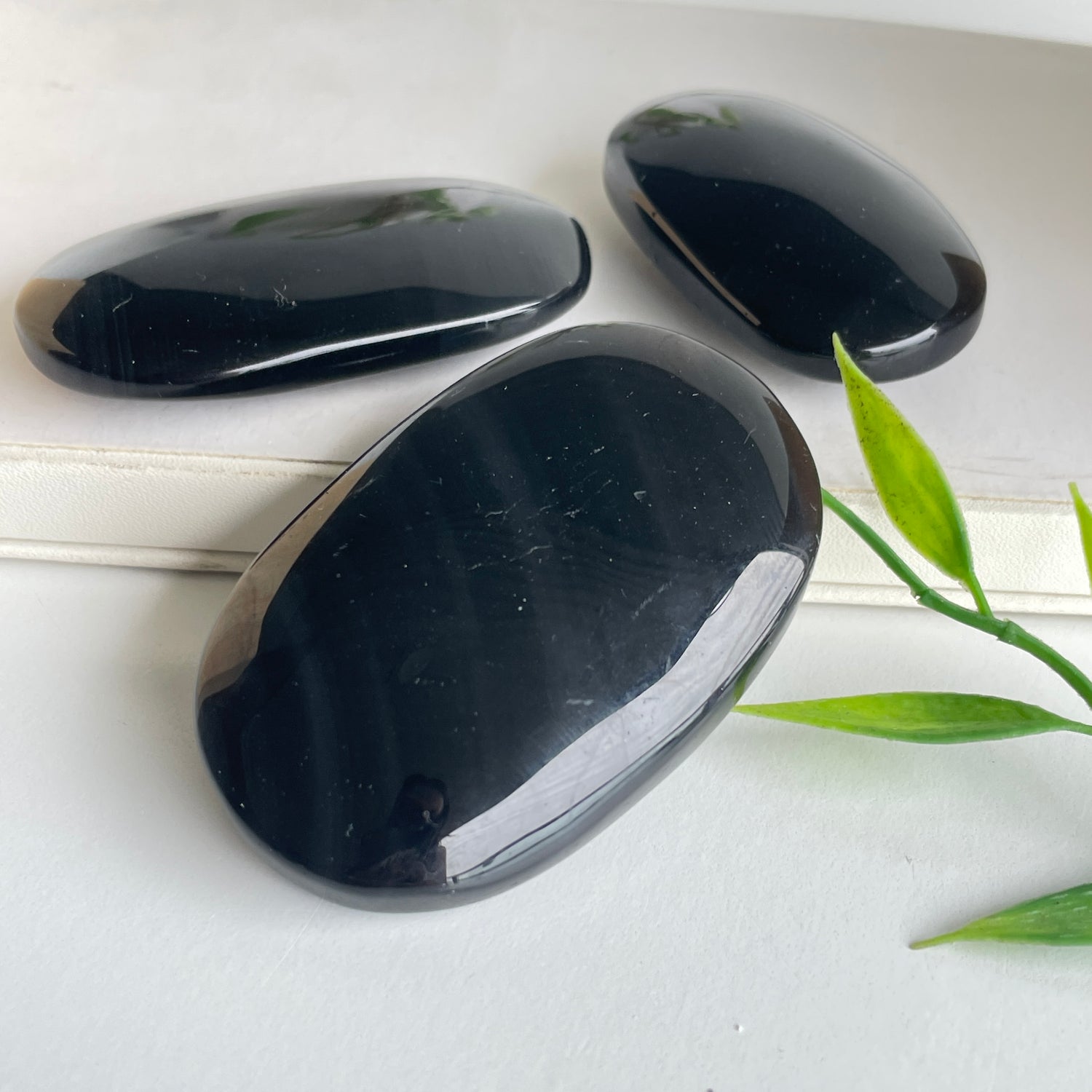 Ice Obsidian Palmstone Sml