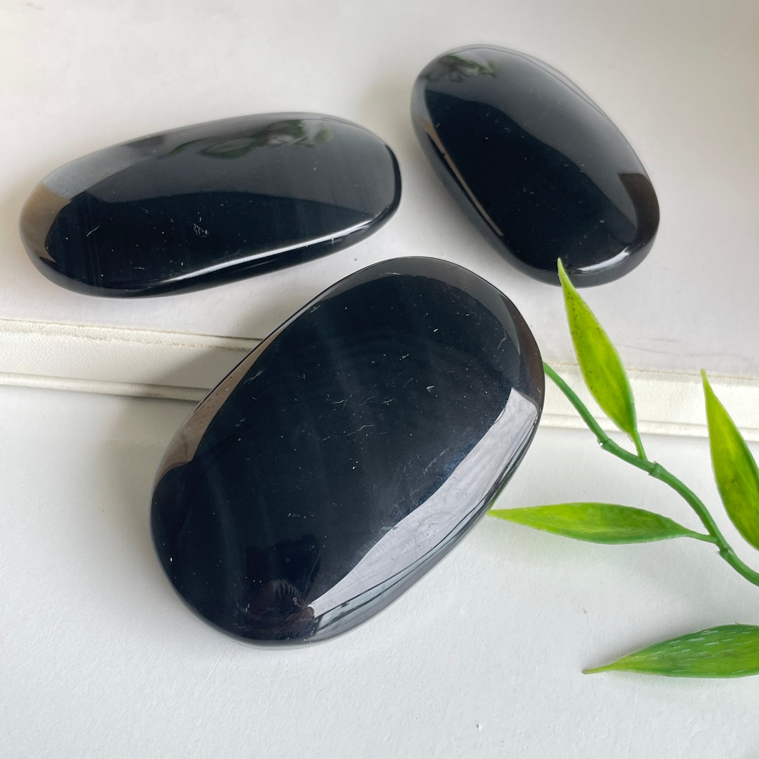 Ice Obsidian Palmstone Sml
