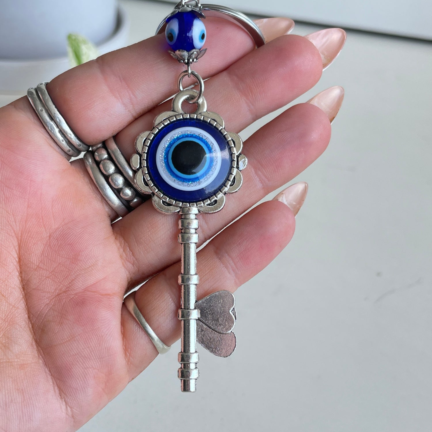 Key Evil Eye Keychain