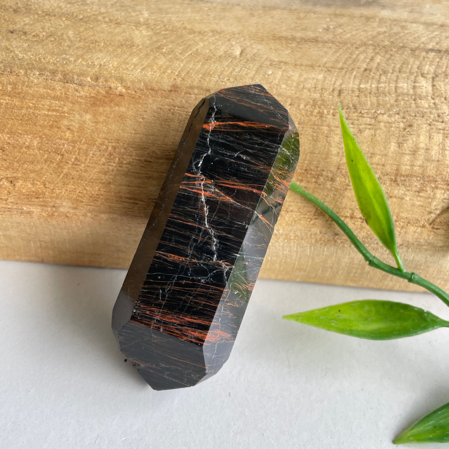 Black Tourmaline Double Terminator 5.4cm