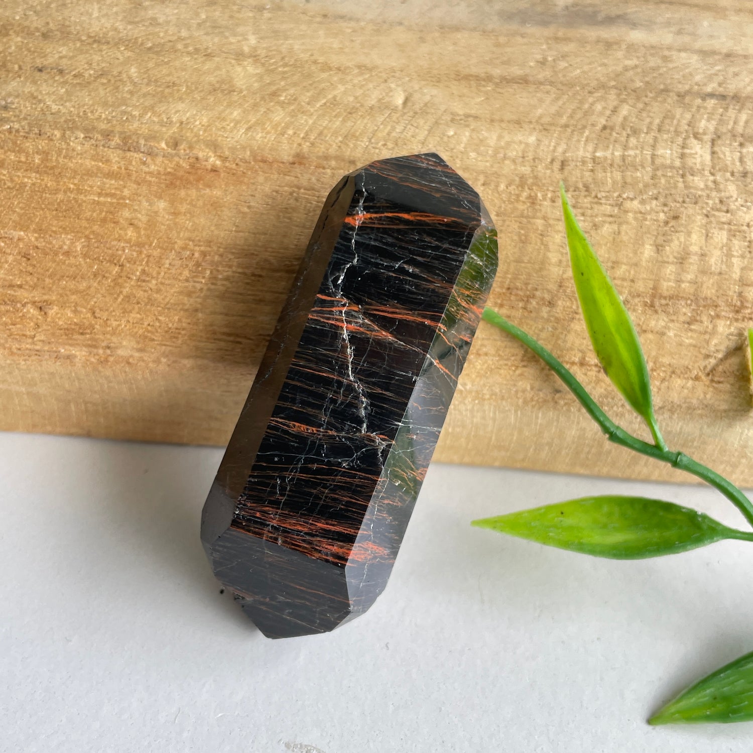 Black Tourmaline Double Terminator 5.4cm