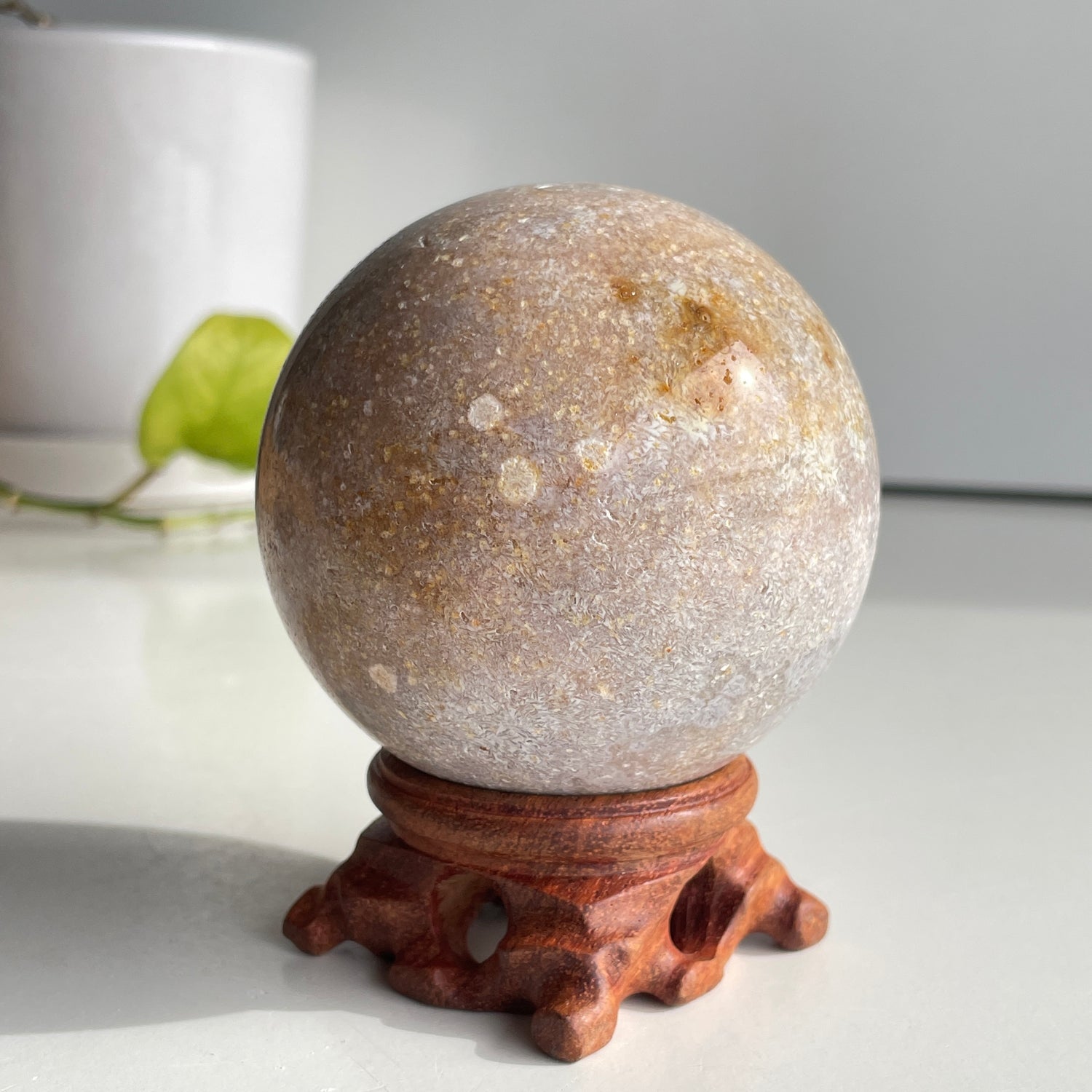 Pink Amethyst Sphere 7.6cm