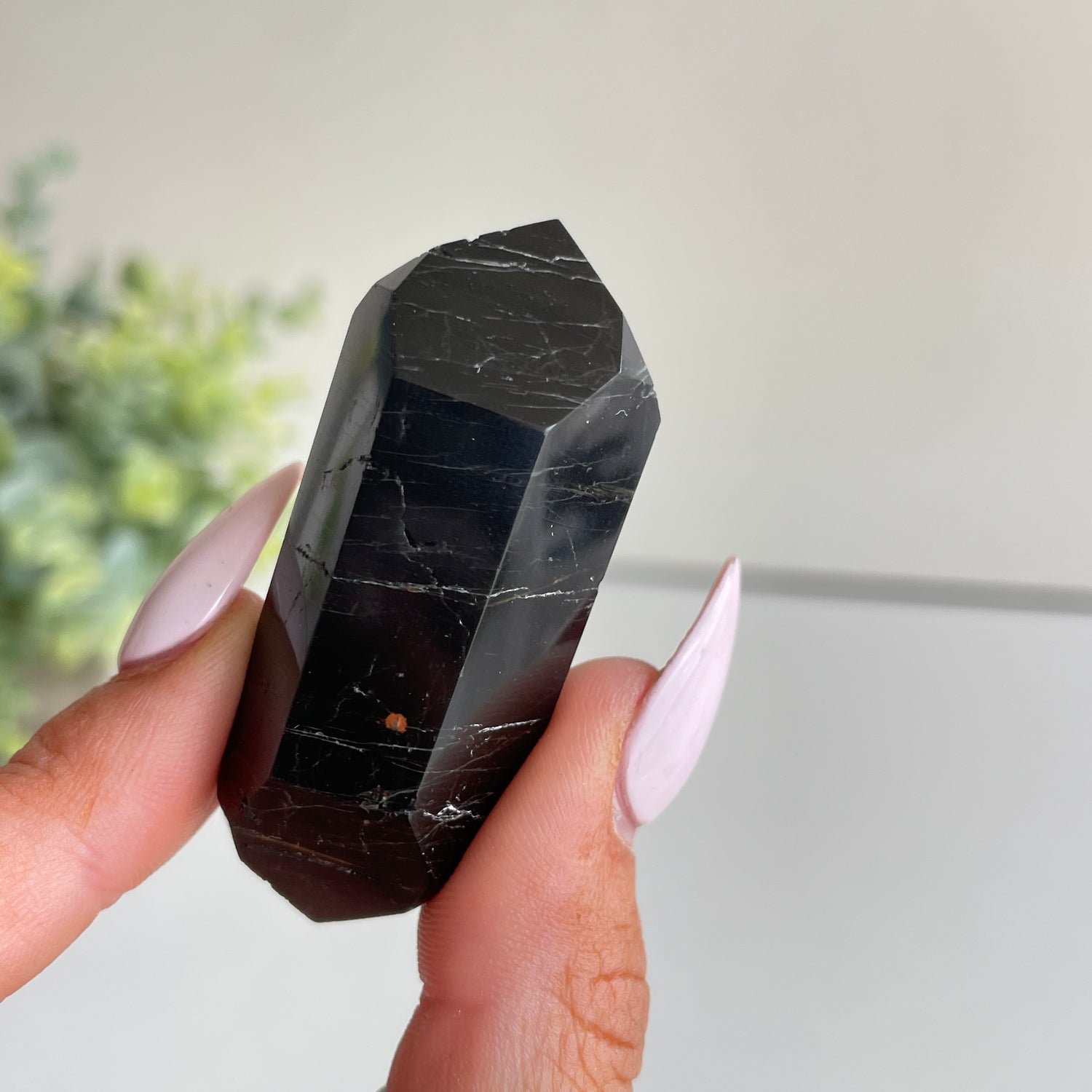 Black Tourmaline Double Terminator 5.4cm