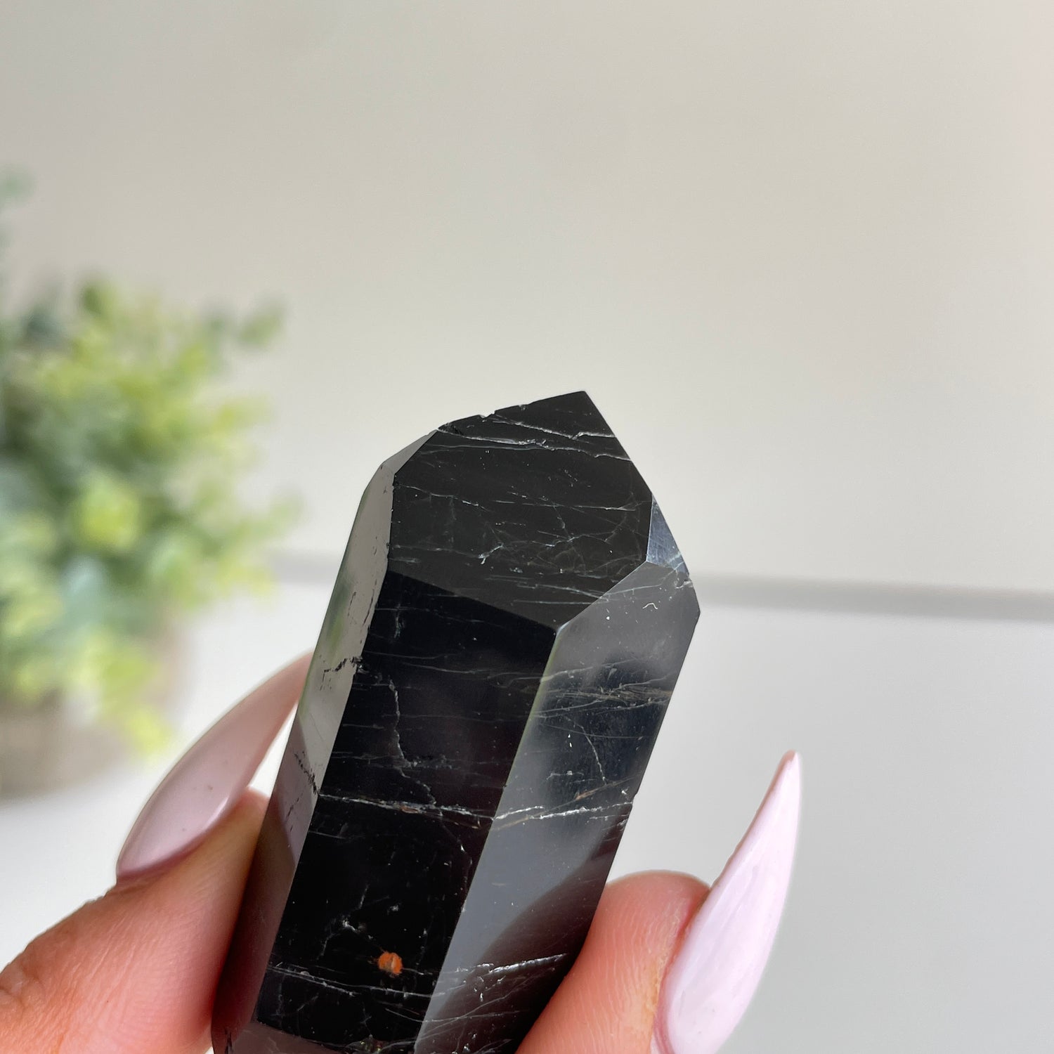 Black Tourmaline Double Terminator 5.4cm