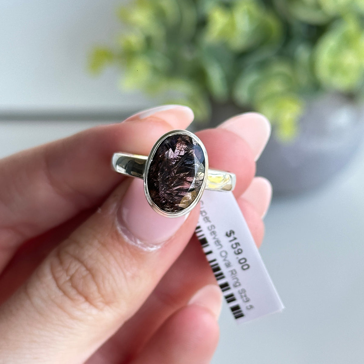 Super Seven Oval Ring Sz9.5