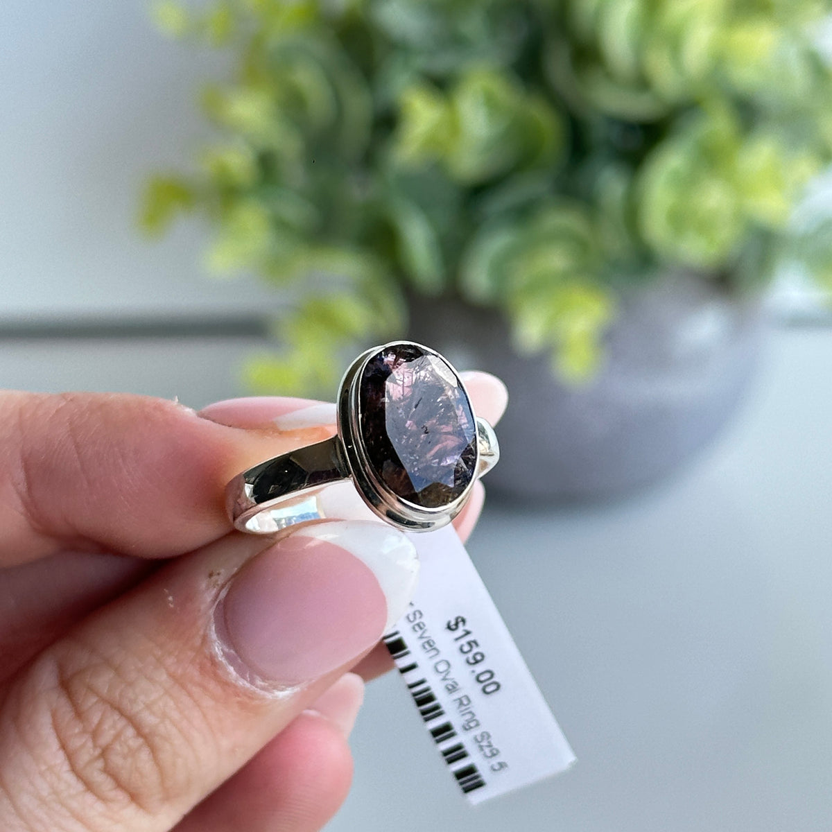 Super Seven Oval Ring Sz9.5