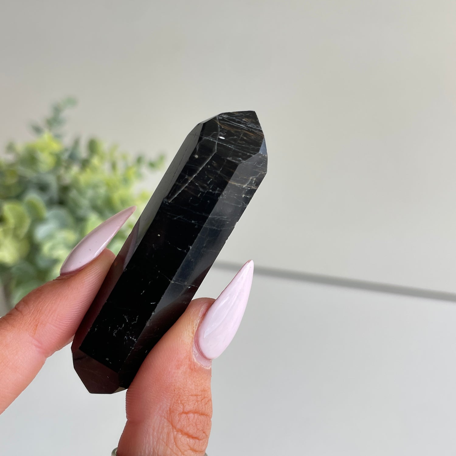 Black Tourmaline Double Terminator 6.5cm