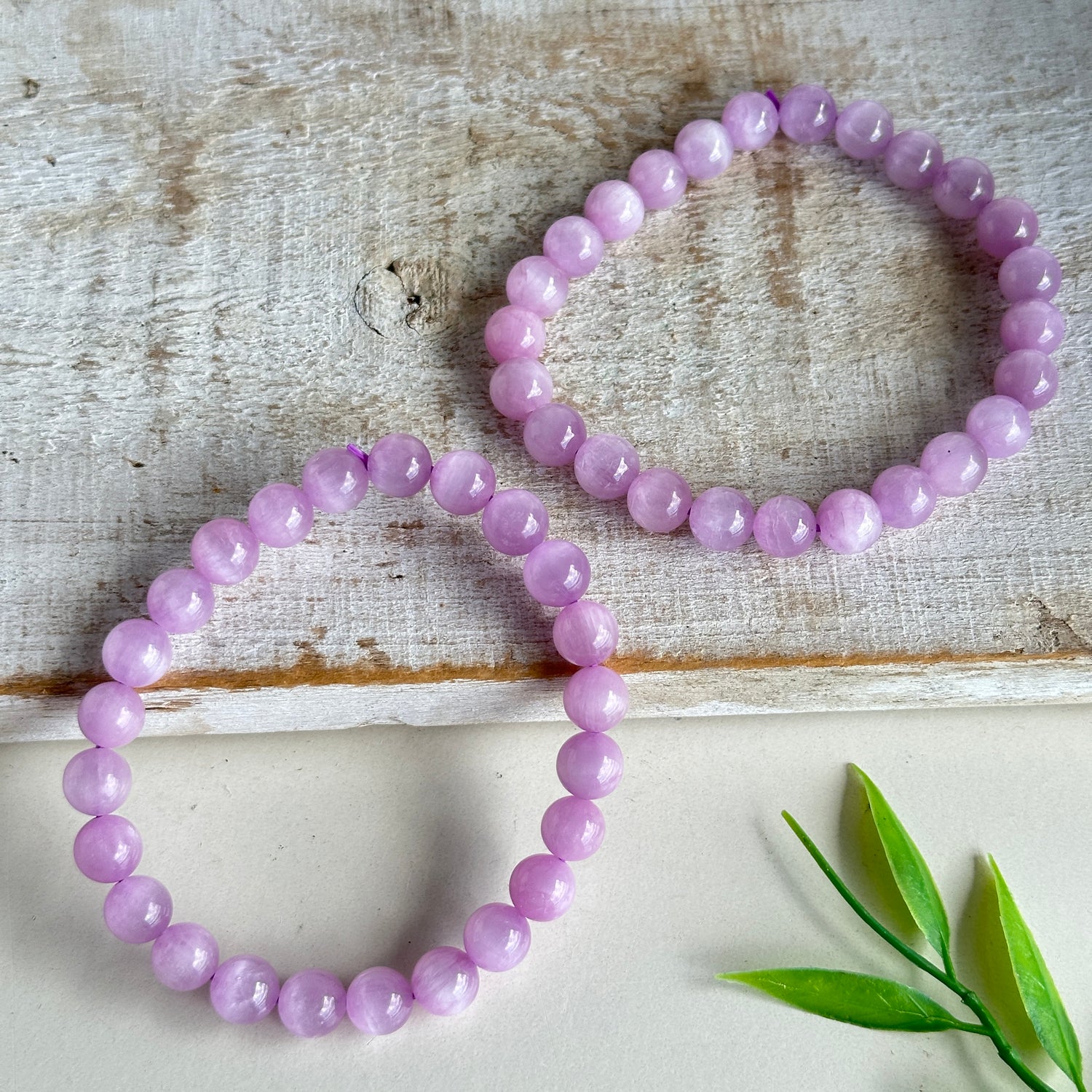 Kunzite Beaded Bracelet High Quality