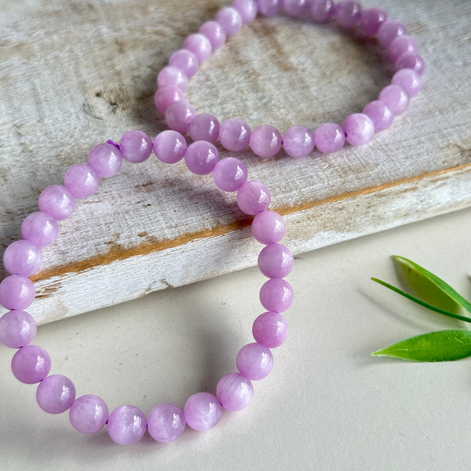 Kunzite Beaded Bracelet High Quality
