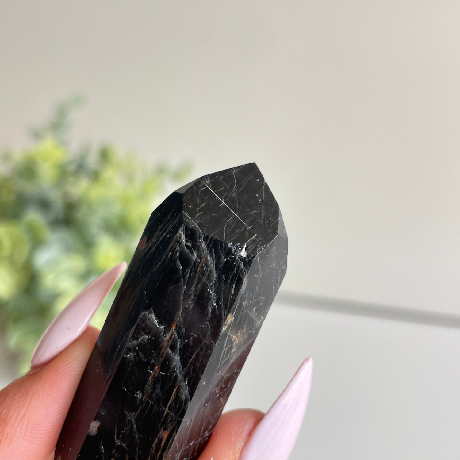 Black Tourmaline Double Terminator 5.8cm