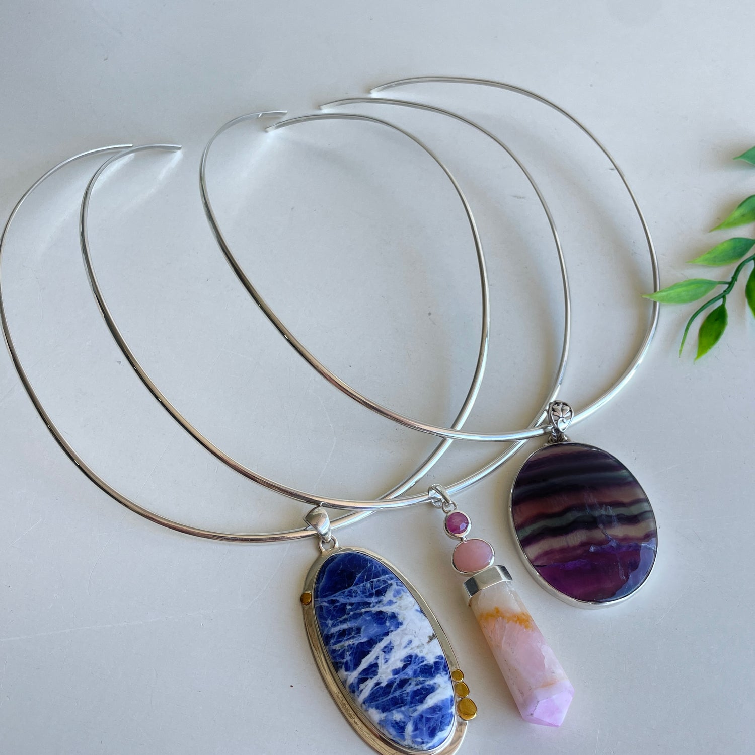 Silver Collar Necklace 3mm