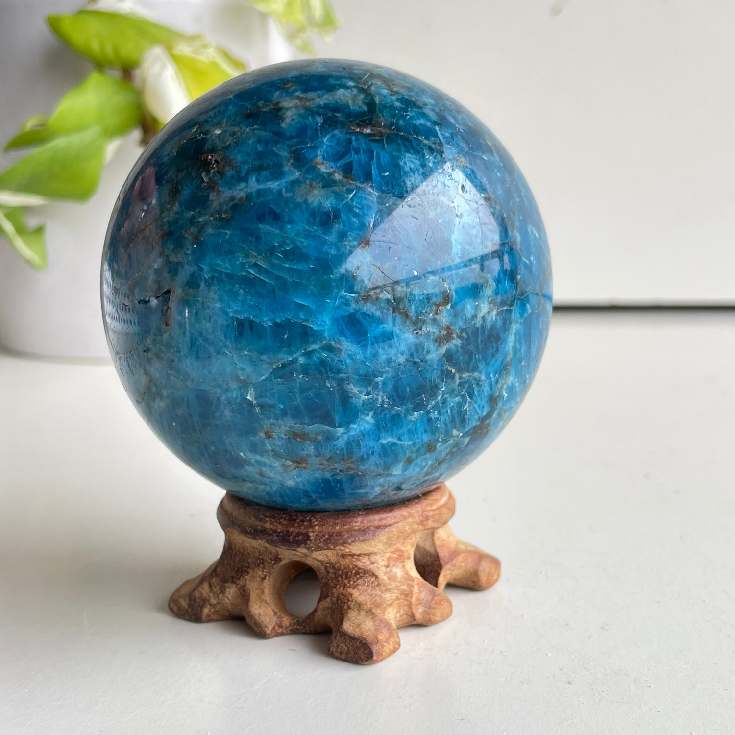 Blue Apatite Sphere 8cm