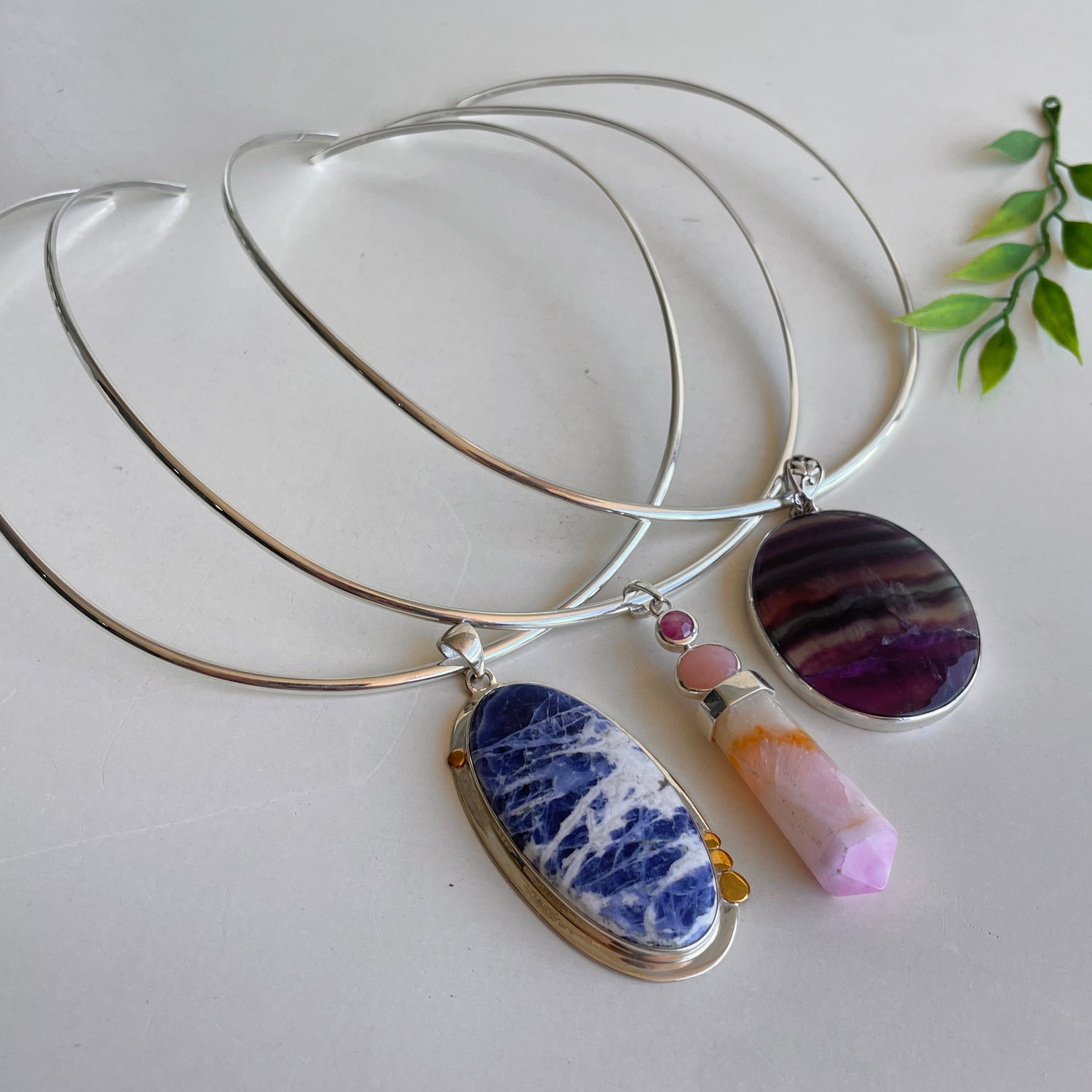 Silver Collar Necklace 3mm