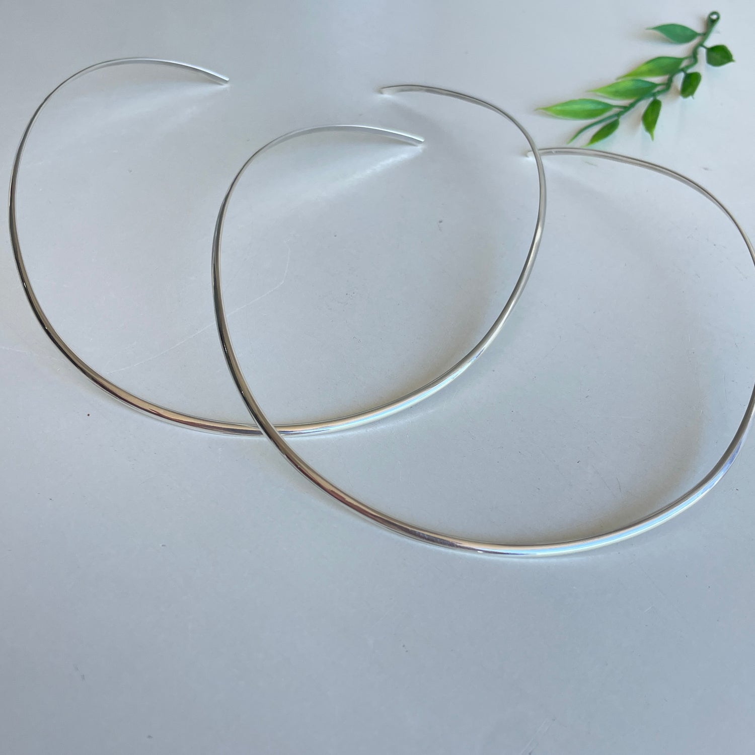 Silver Collar Necklace 3mm