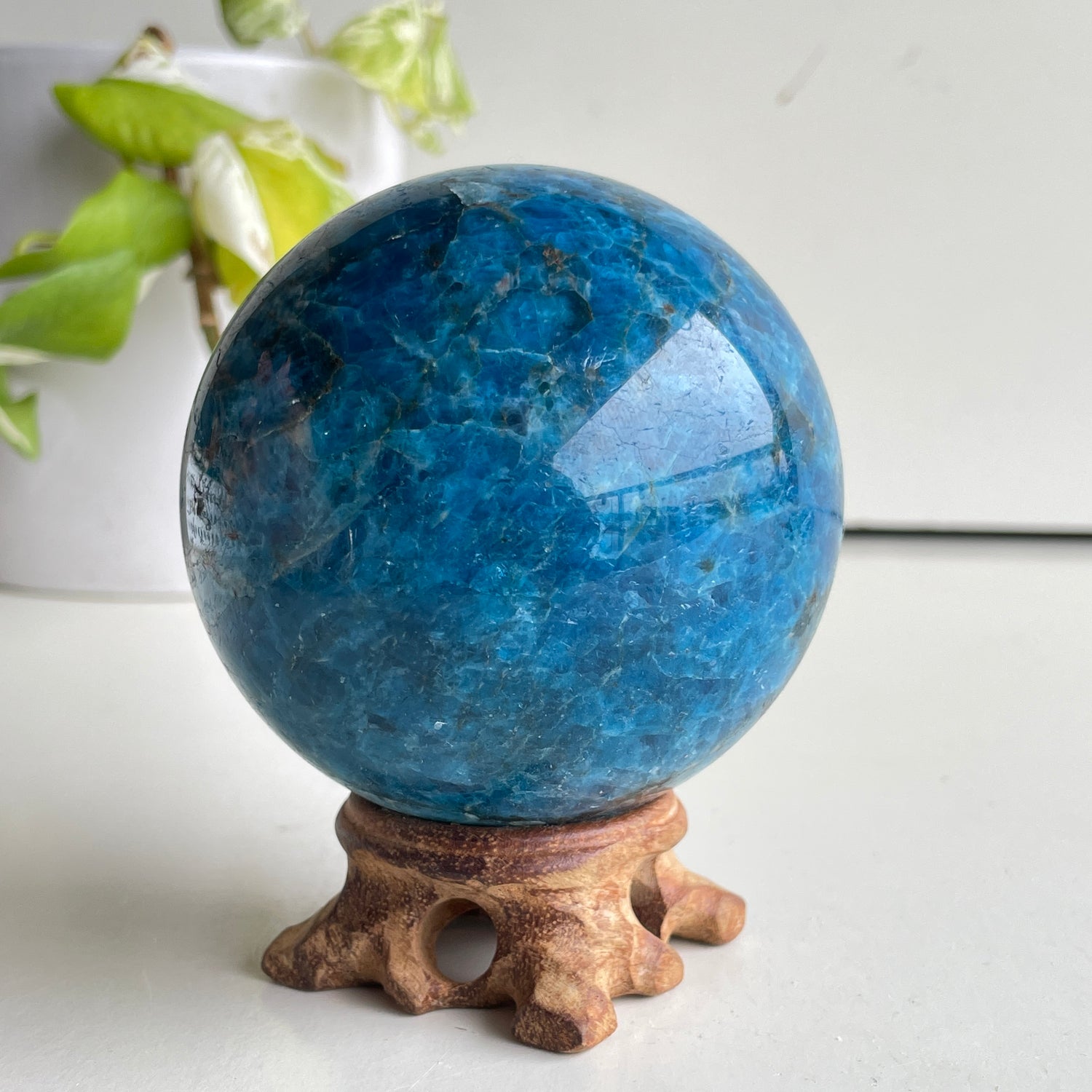 Blue Apatite Sphere 8cm