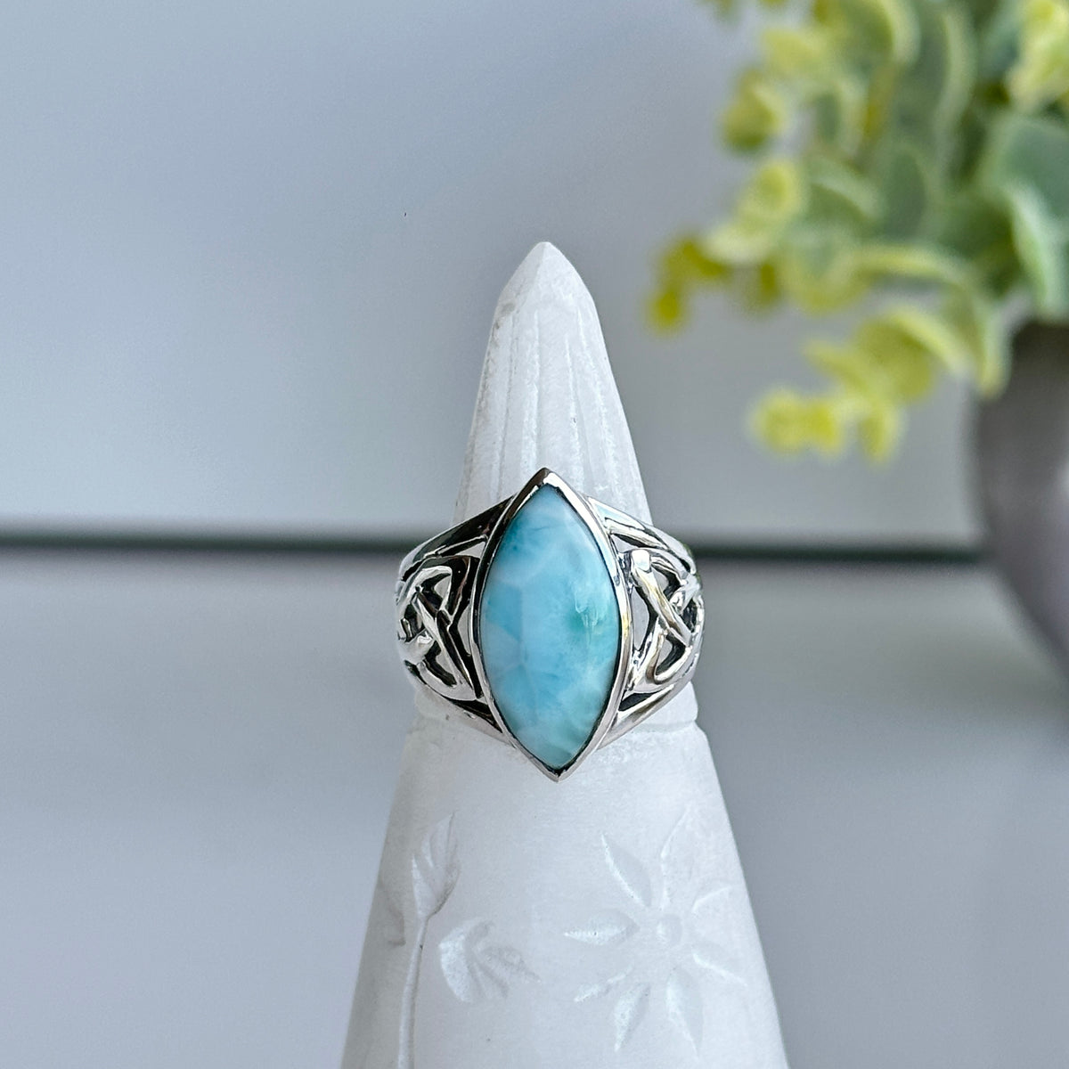 Larimar Marquise Ring Sz9