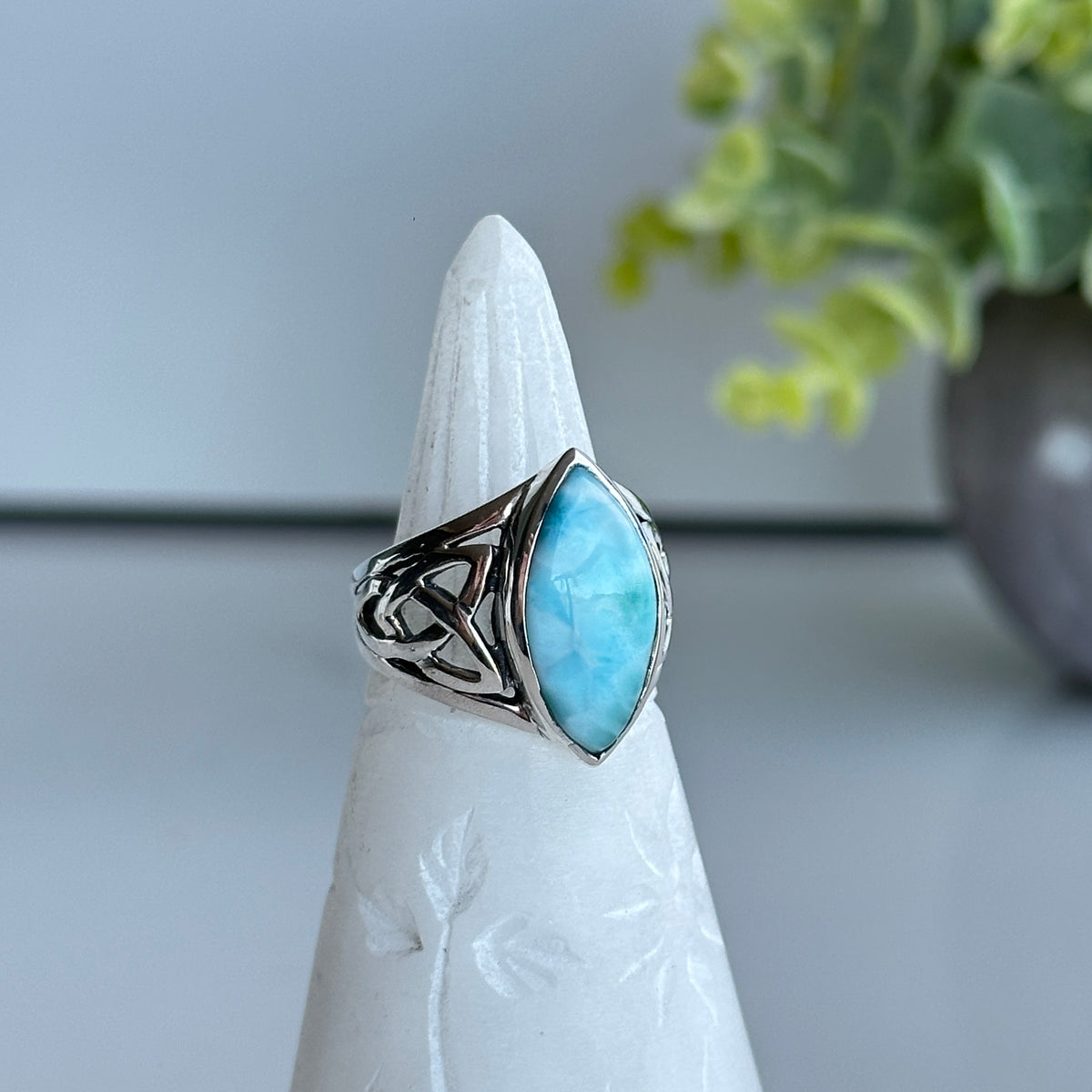 Larimar Marquise Ring Sz9