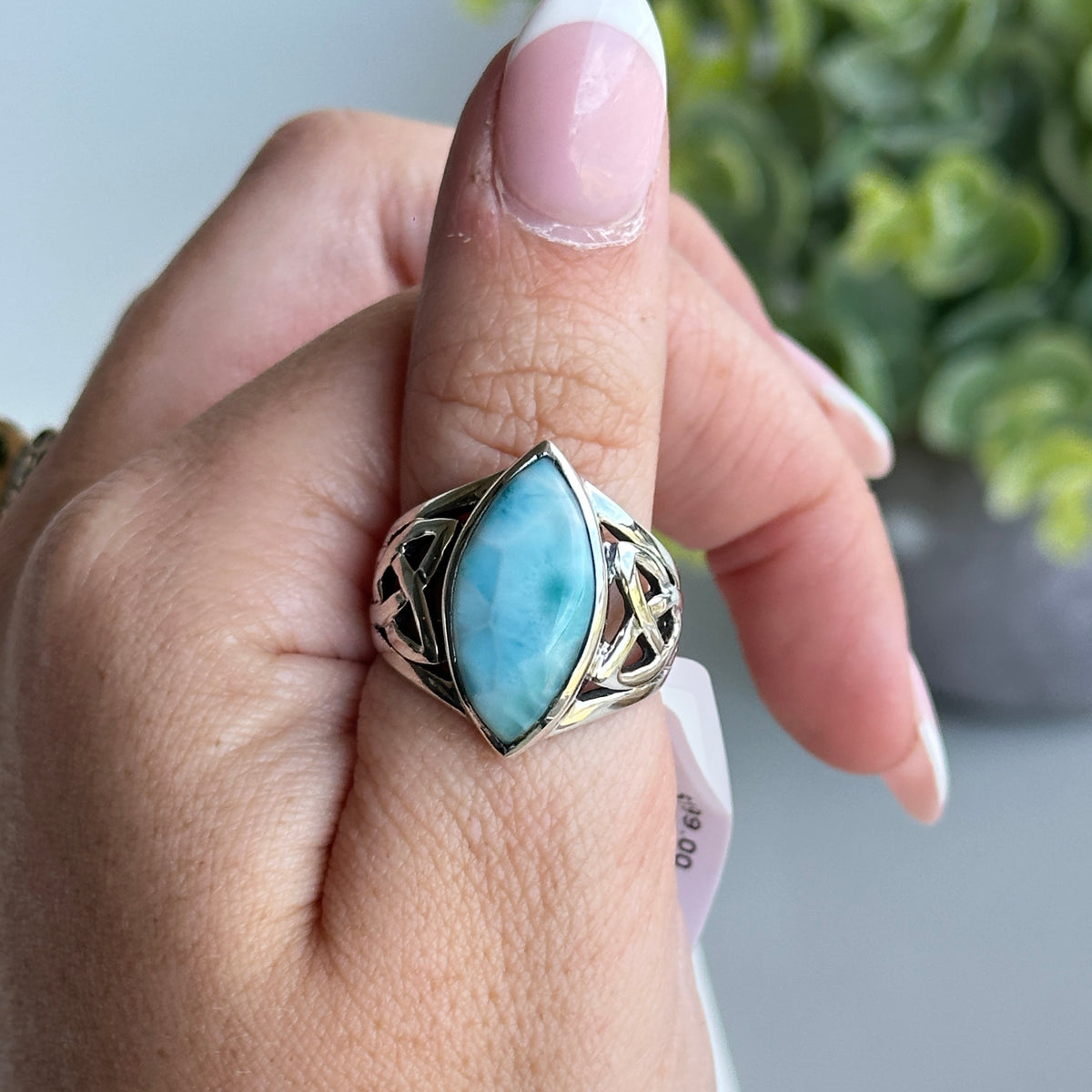 Larimar Marquise Ring Sz9