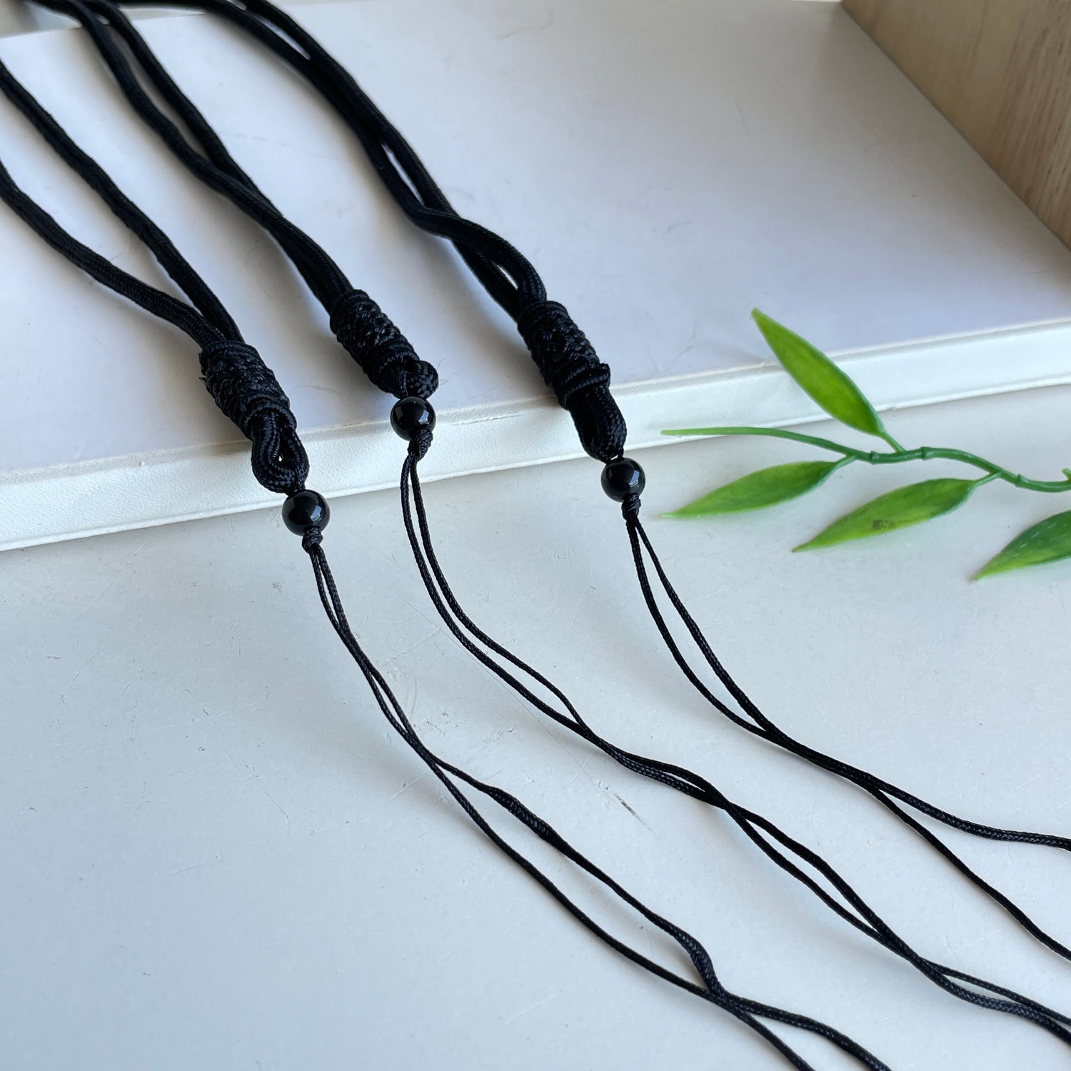 Black Tie Necklace