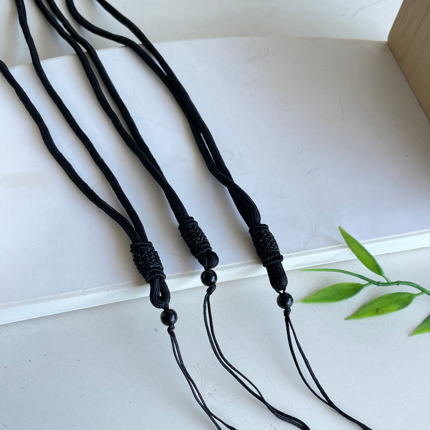 Black Tie Necklace