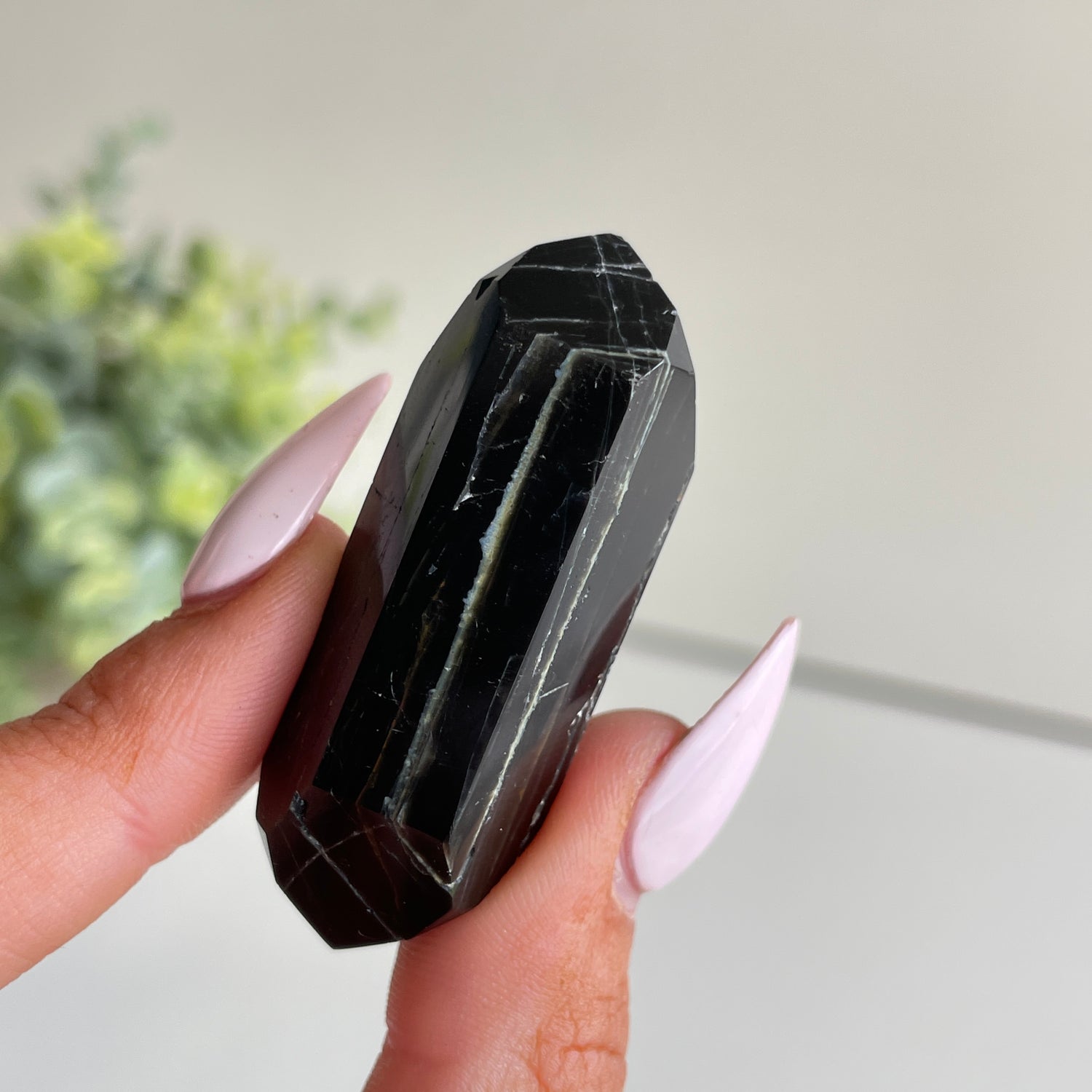 Black Tourmaline Double Terminator 5cm