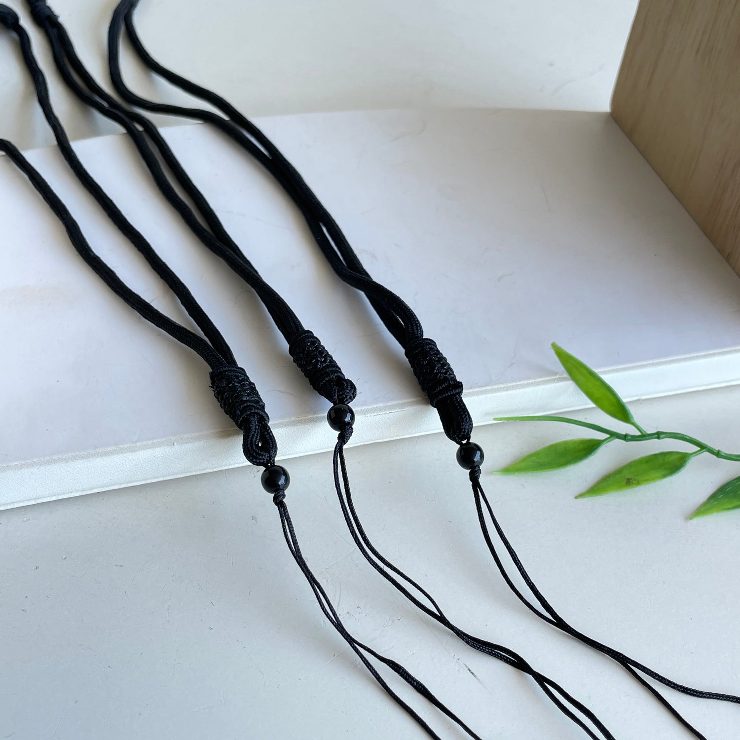 Black Tie Necklace