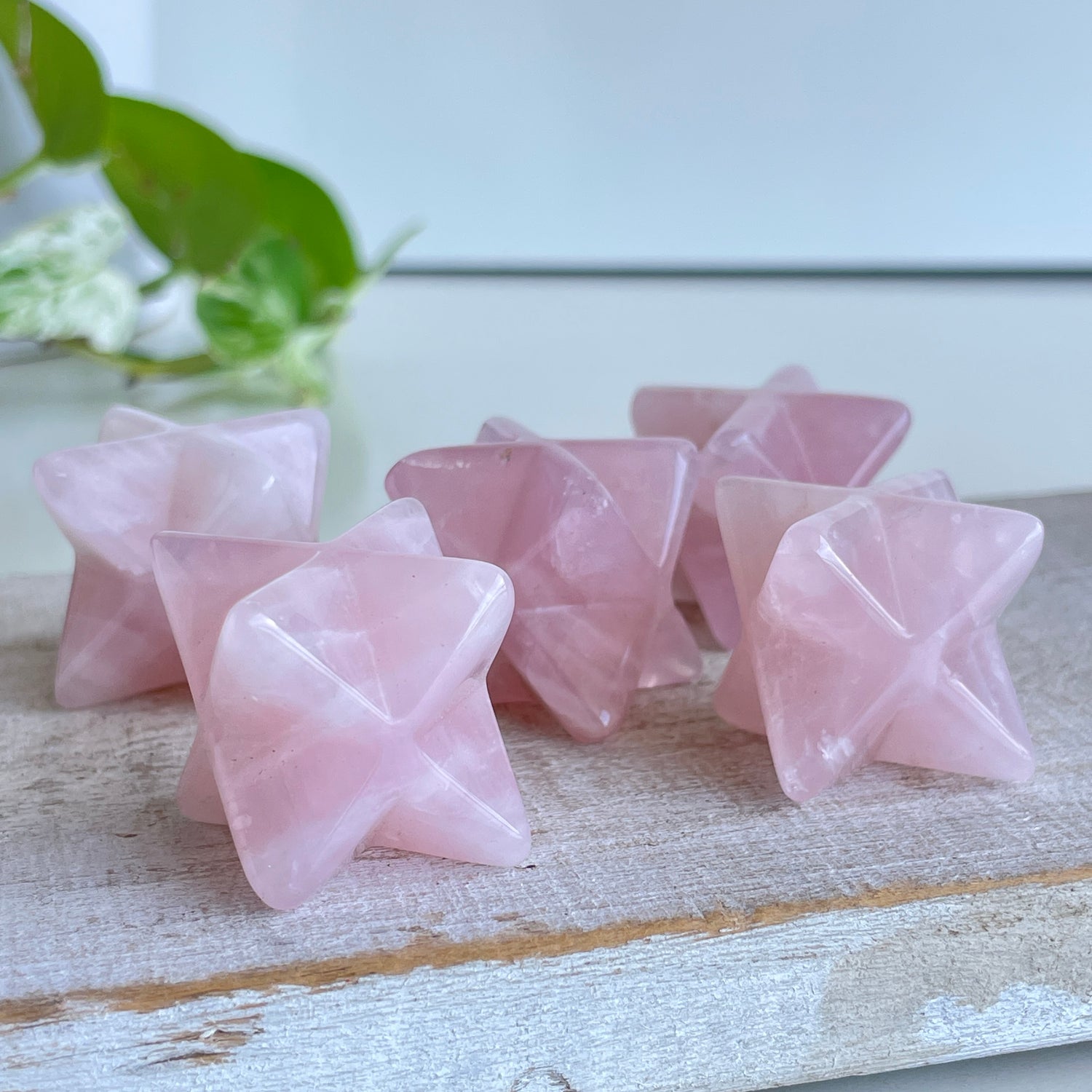 Roses Quartz Merkaba 2.5cm