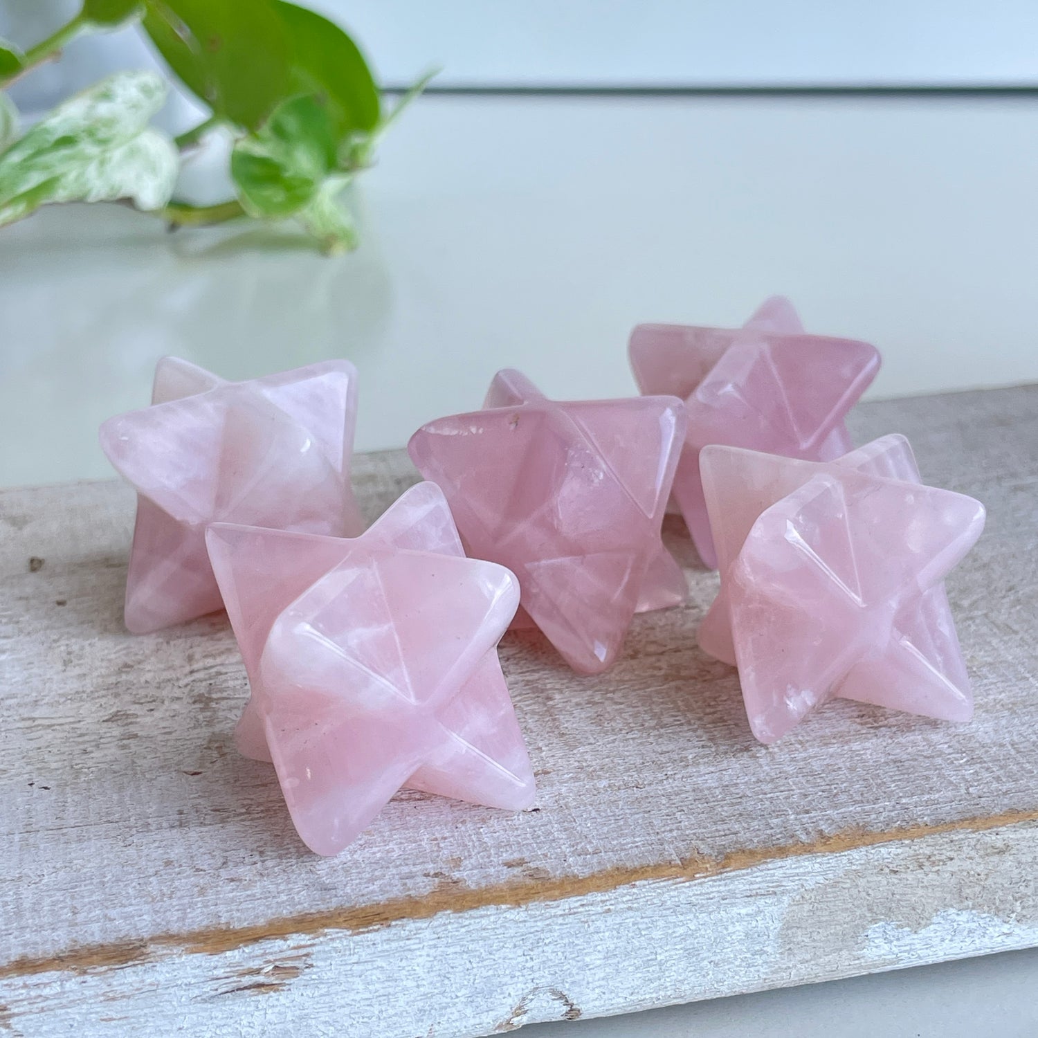 Roses Quartz Merkaba 2.5cm