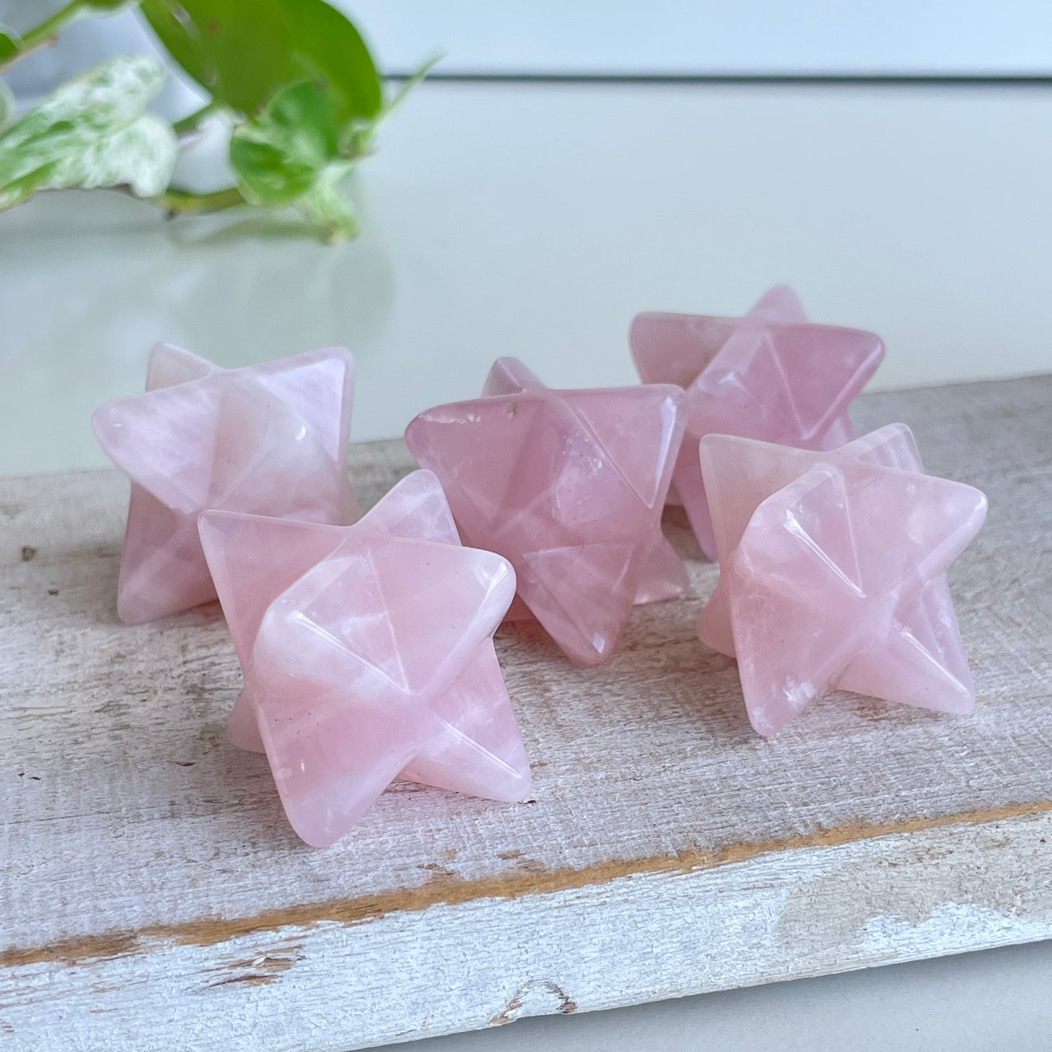 Roses Quartz Merkaba 2.5cm