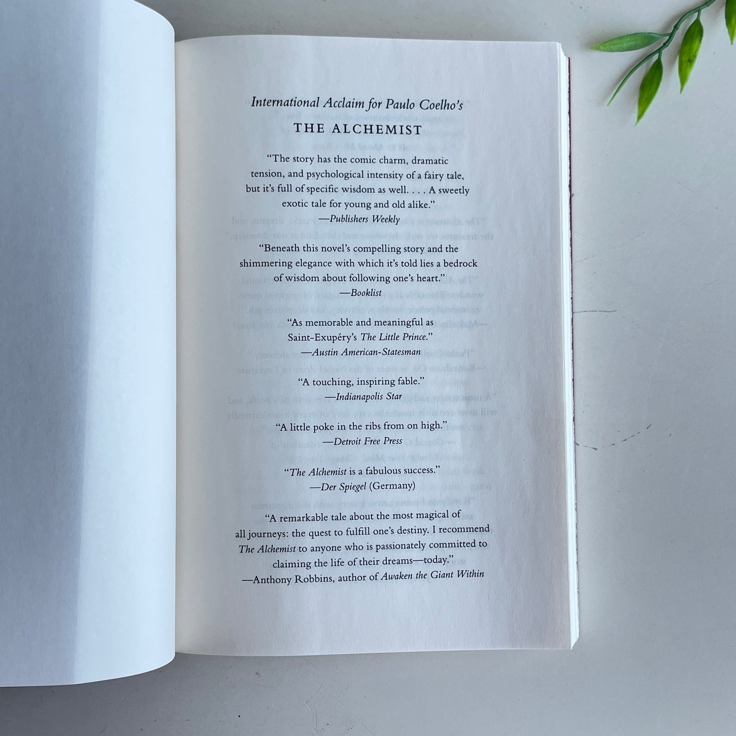 The Alchemist (softcover) Paulo Coelho