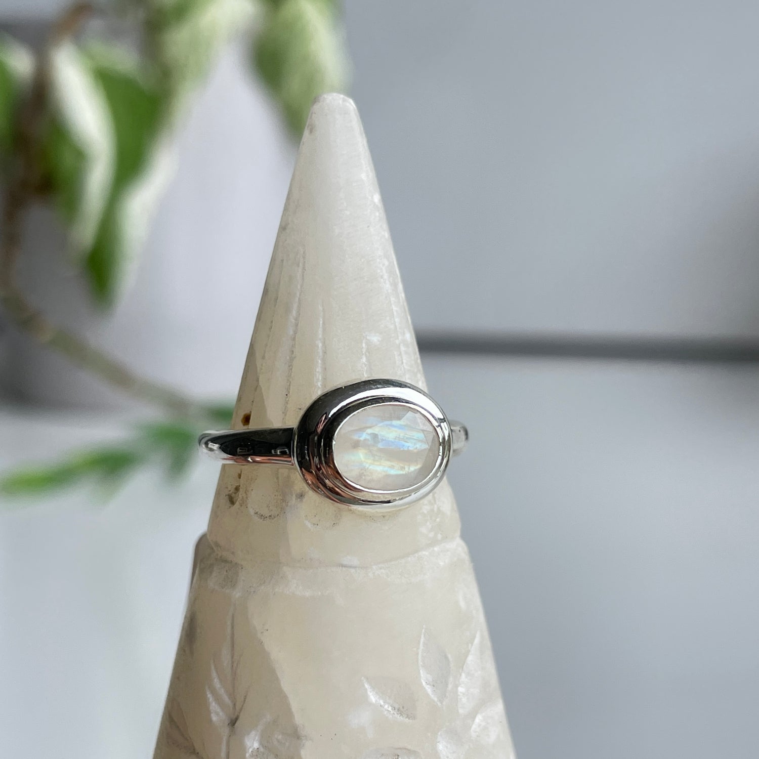 Moonstone Oval Ring