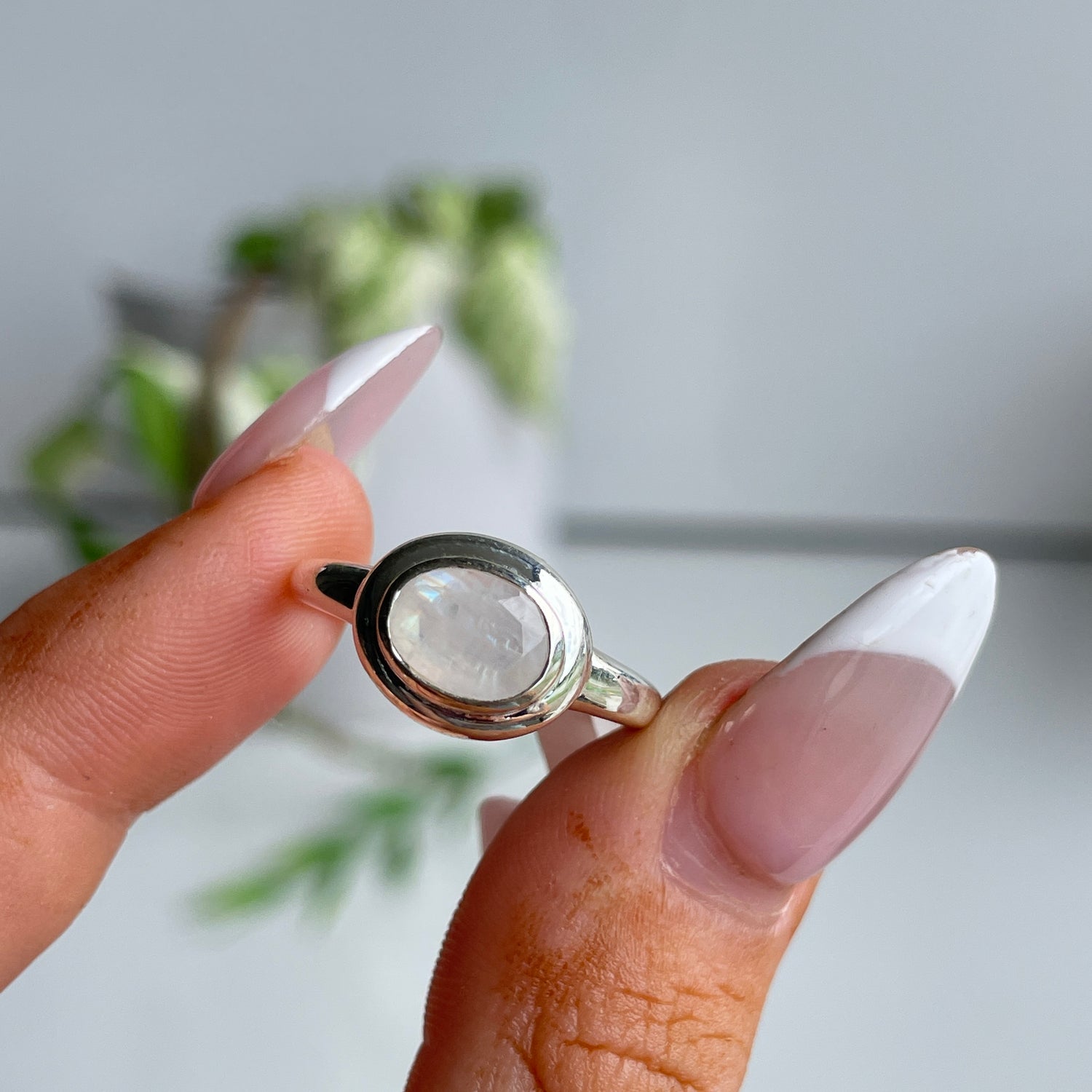 Moonstone Oval Ring