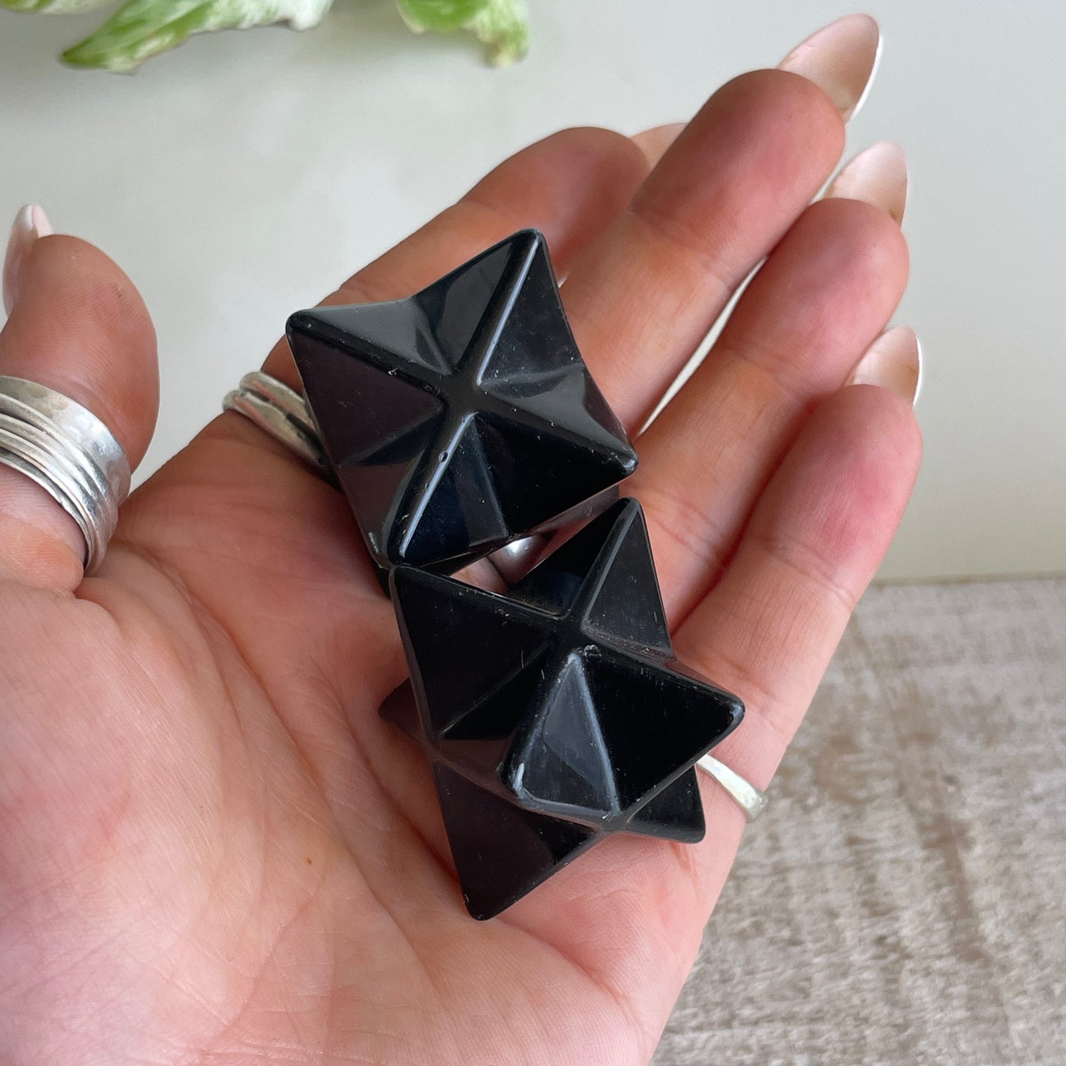 Black Obsidian Merkaba 2.5cm