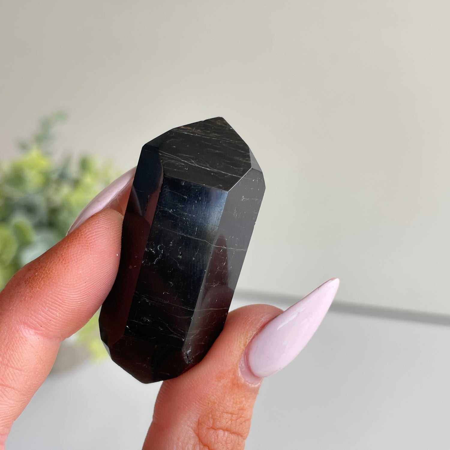 Black Tourmaline Double Terminator 4.8cm