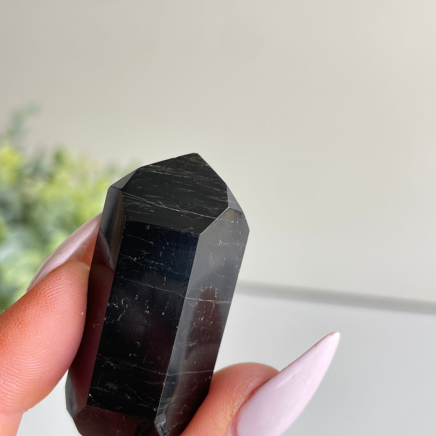 Black Tourmaline Double Terminator 4.8cm