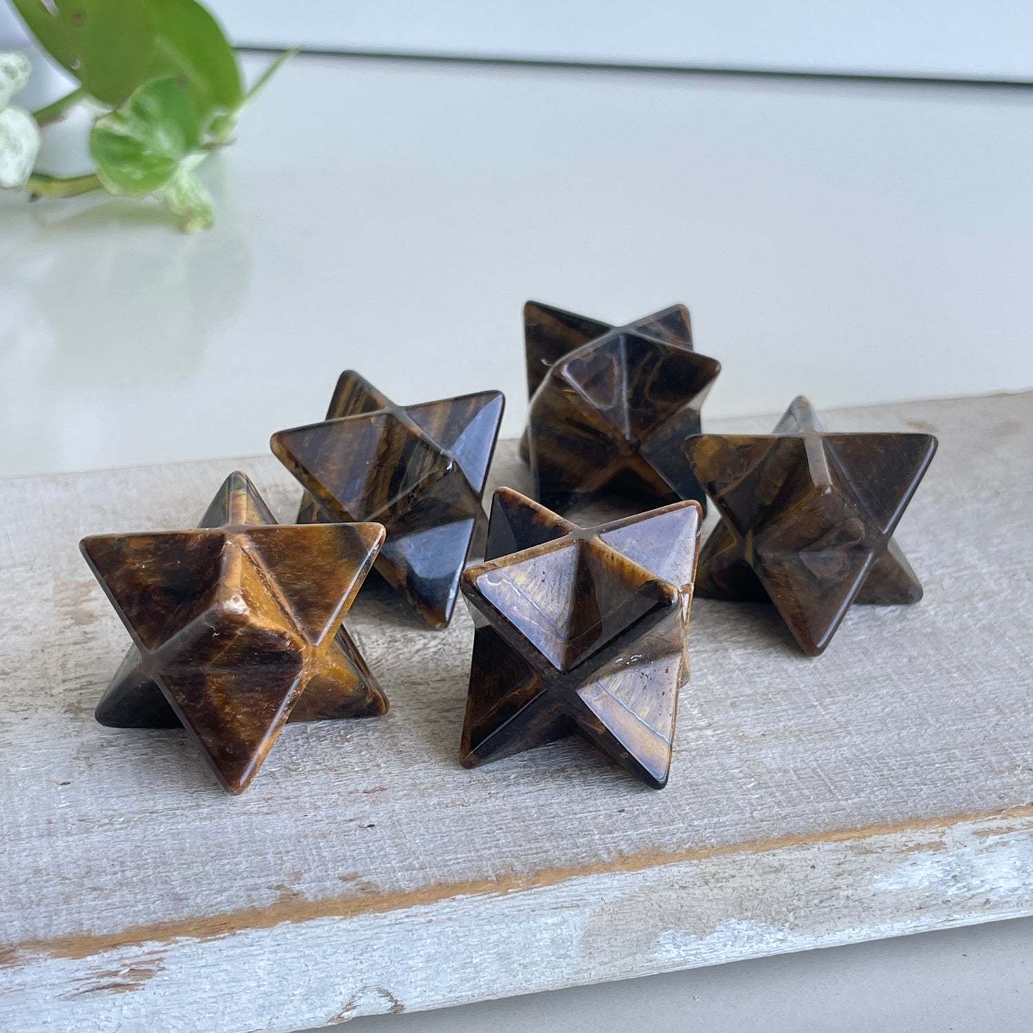 Tiger Eye Merkaba 2.5cm