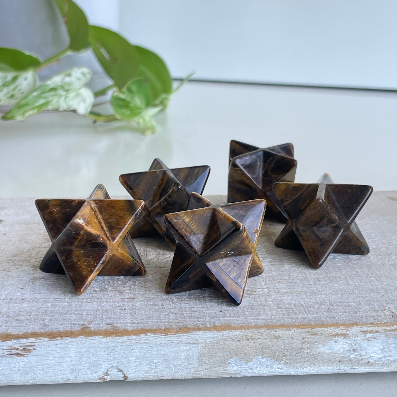 Tiger Eye Merkaba 2.5cm