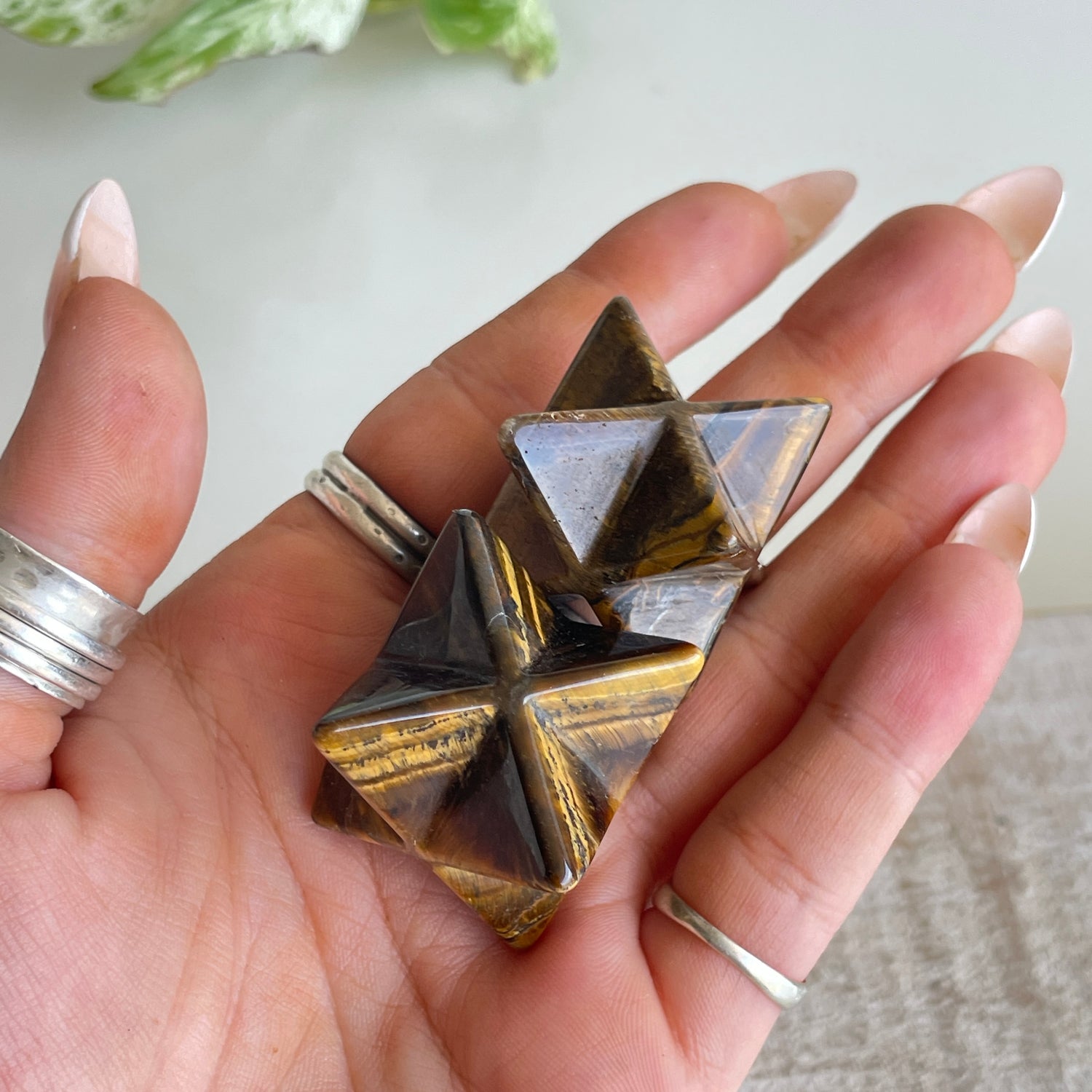Tiger Eye Merkaba 2.5cm