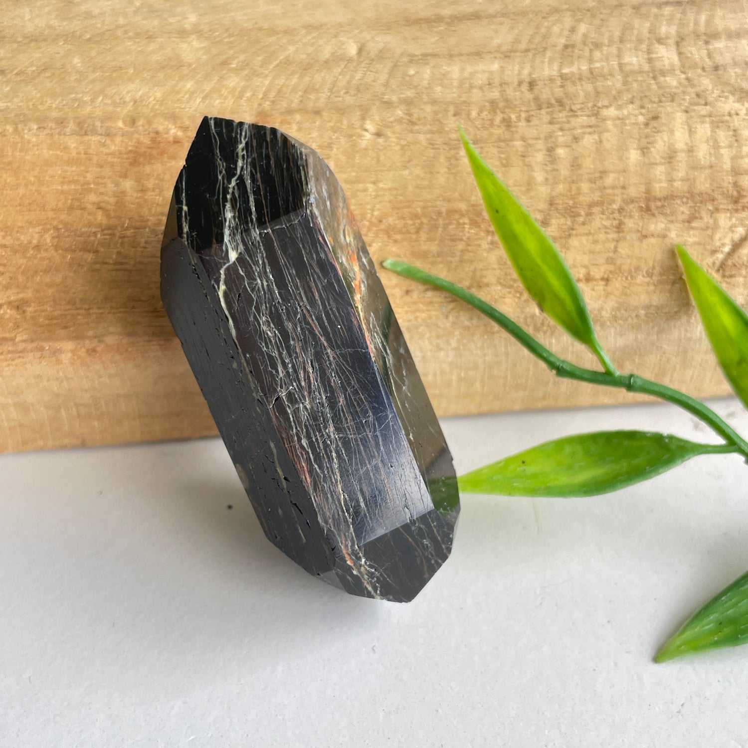 Black Tourmaline Double Terminator 5.2cm