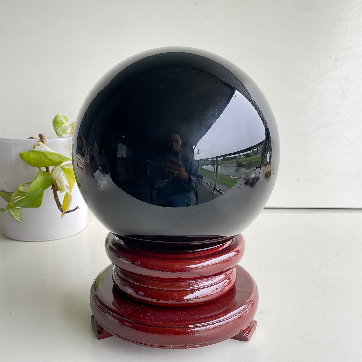 Black Obsidian Sphere 18cm