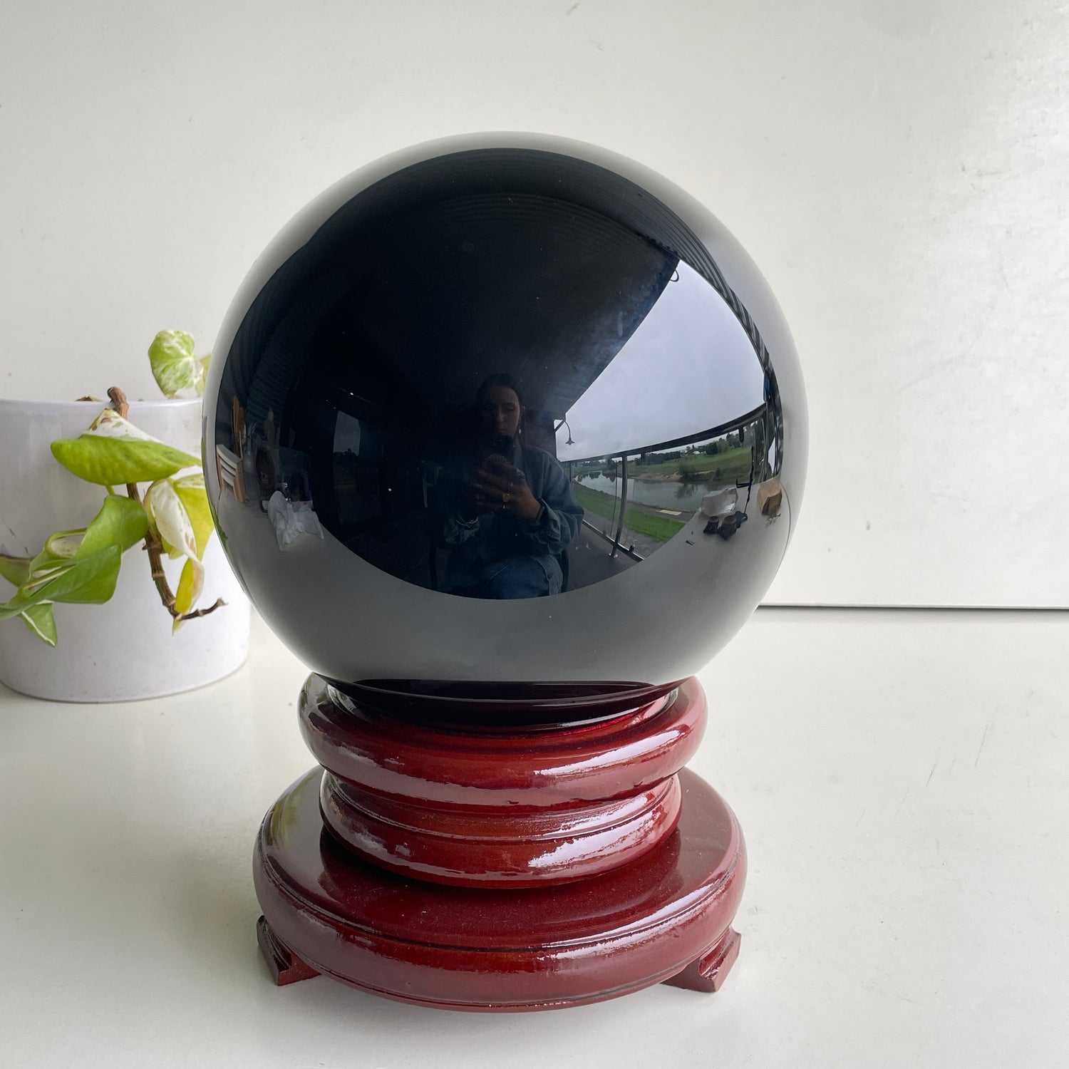 Black Obsidian Sphere 18cm