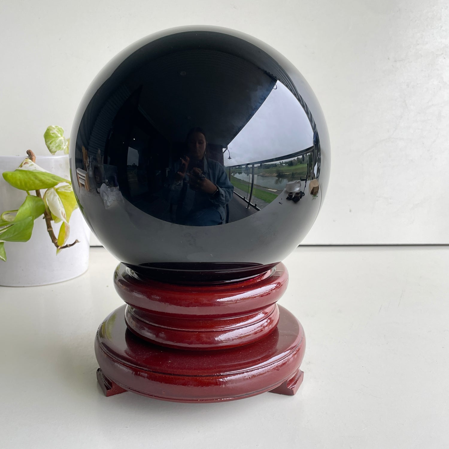 Black Obsidian Sphere 18cm