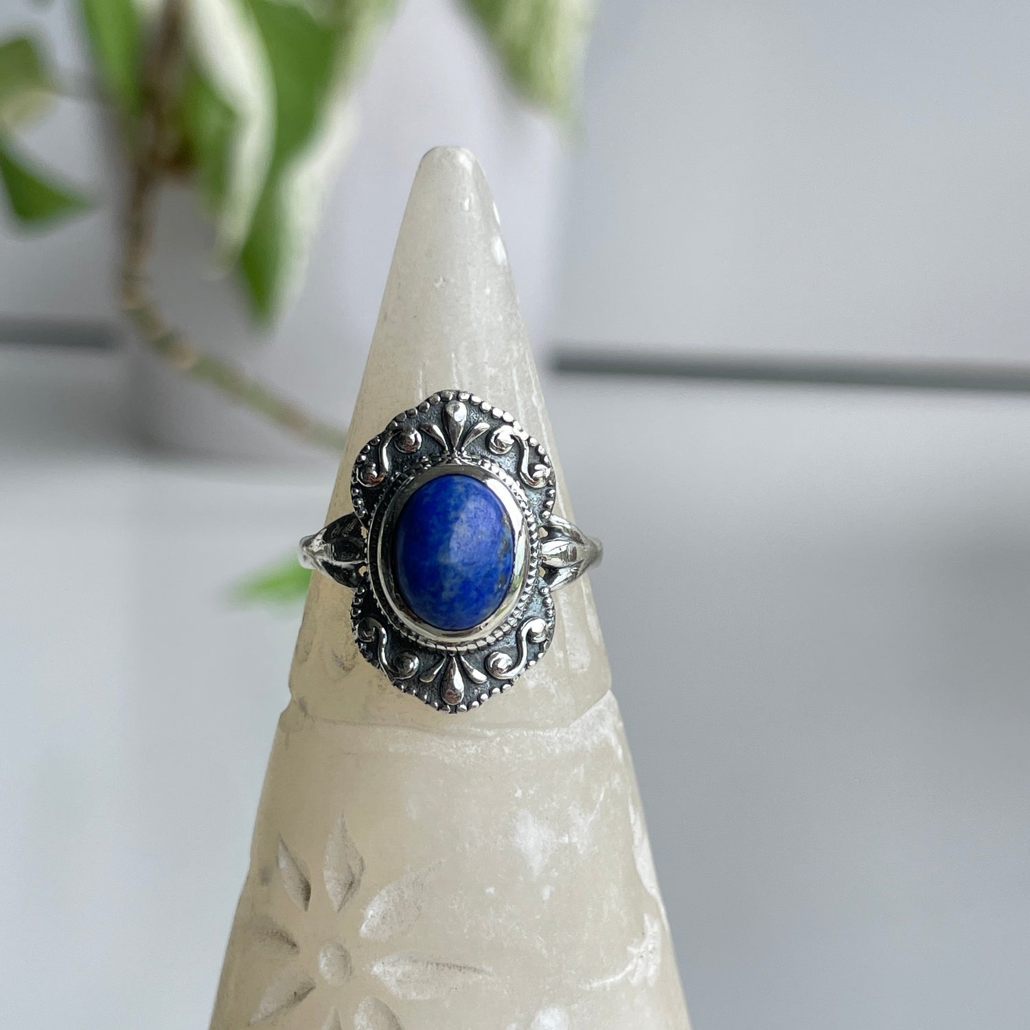 Lapis Lazuli Oval Ring