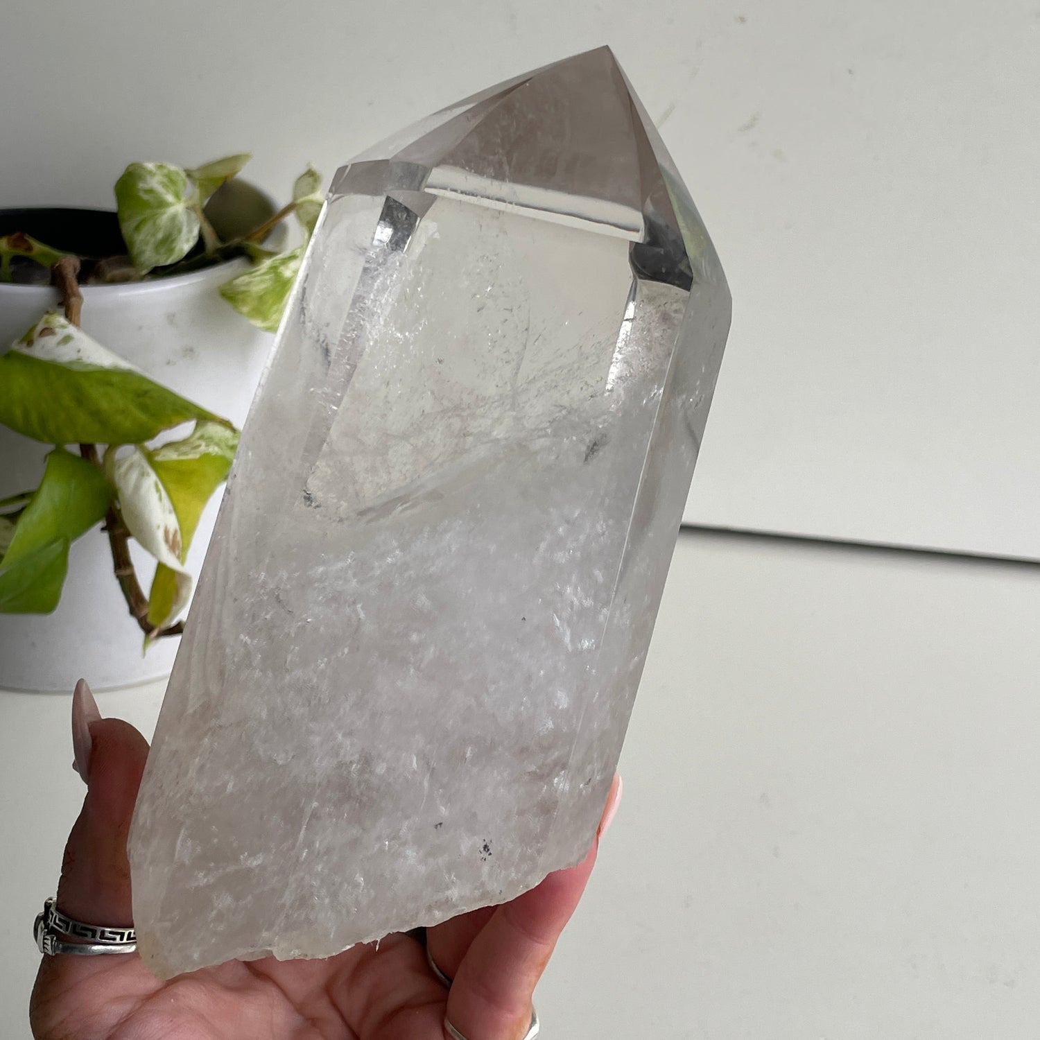Clear Quartz Generator 17.3cm