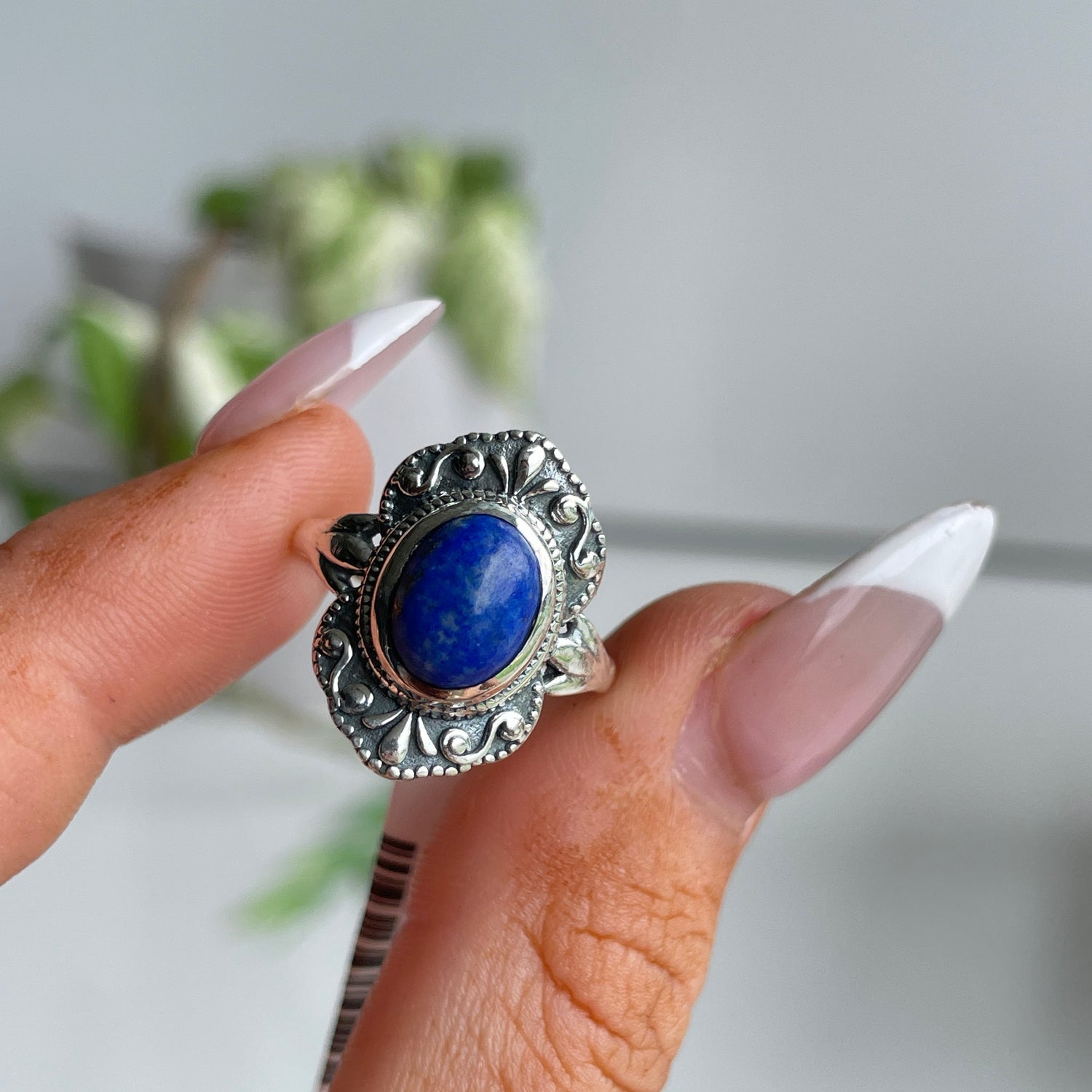 Lapis Lazuli Oval Ring