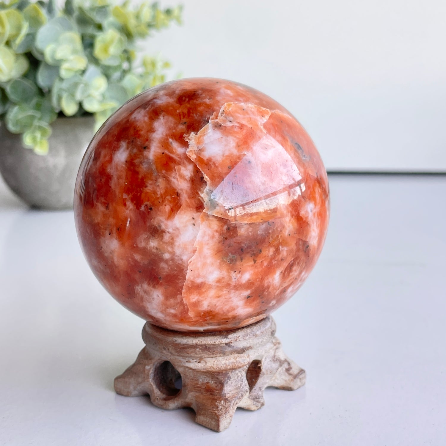 Sunstone Sphere 7.2cm
