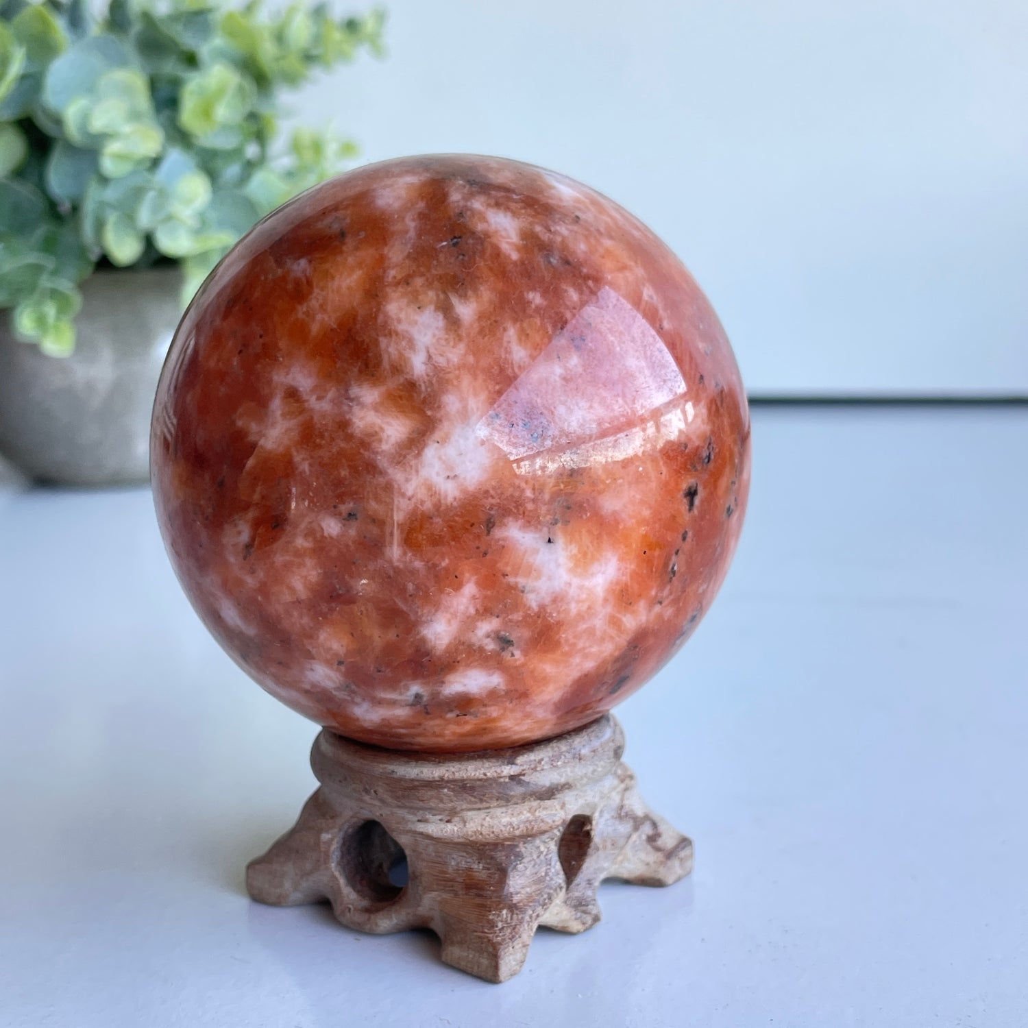 Sunstone Sphere 7.2cm