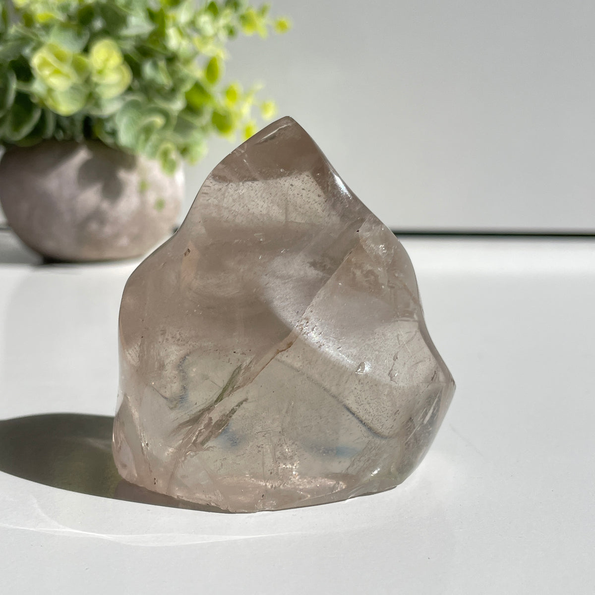 Smoky Quartz Flame 6.8cm